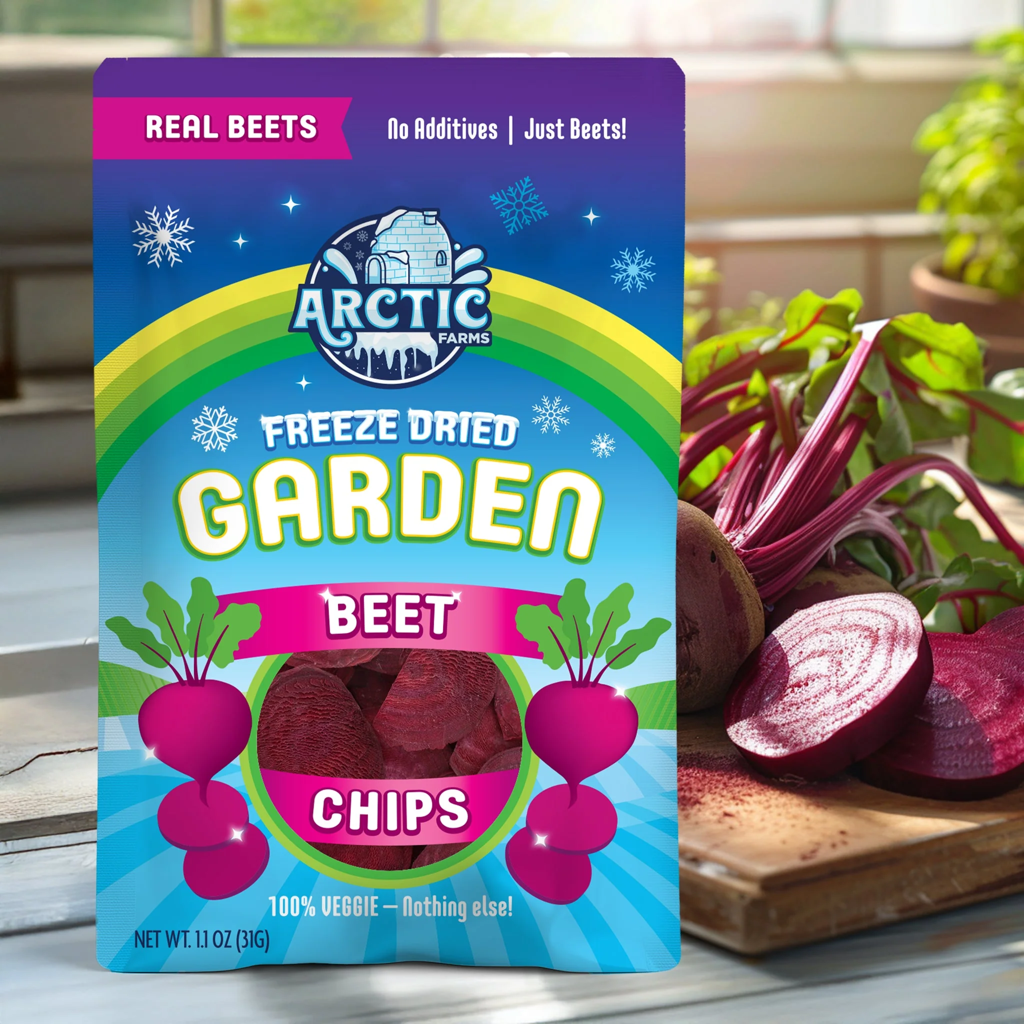 Freeze Dried Red Beet Chips - Image 3
