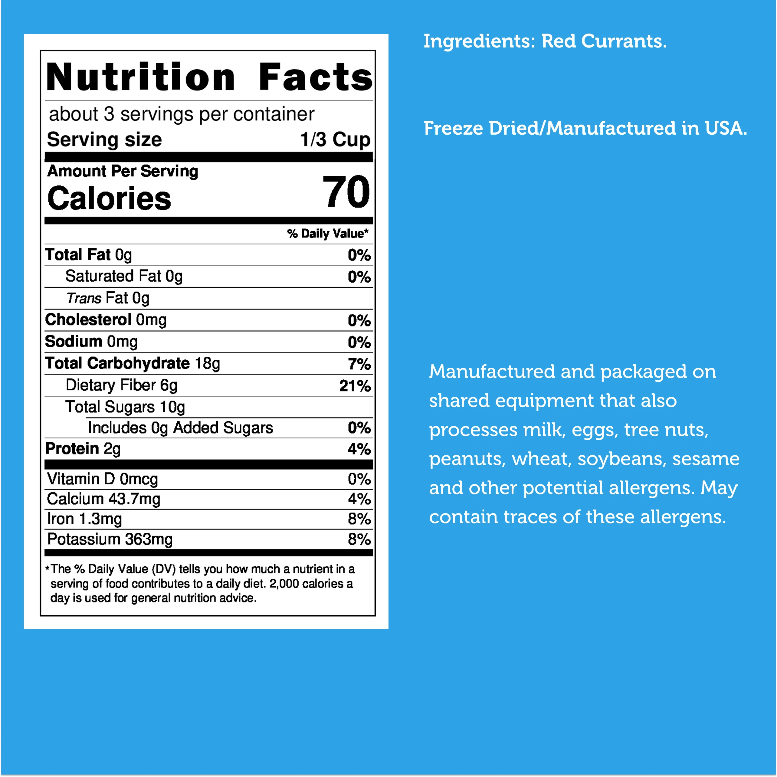 Freeze Dried Red Currant - Image 9