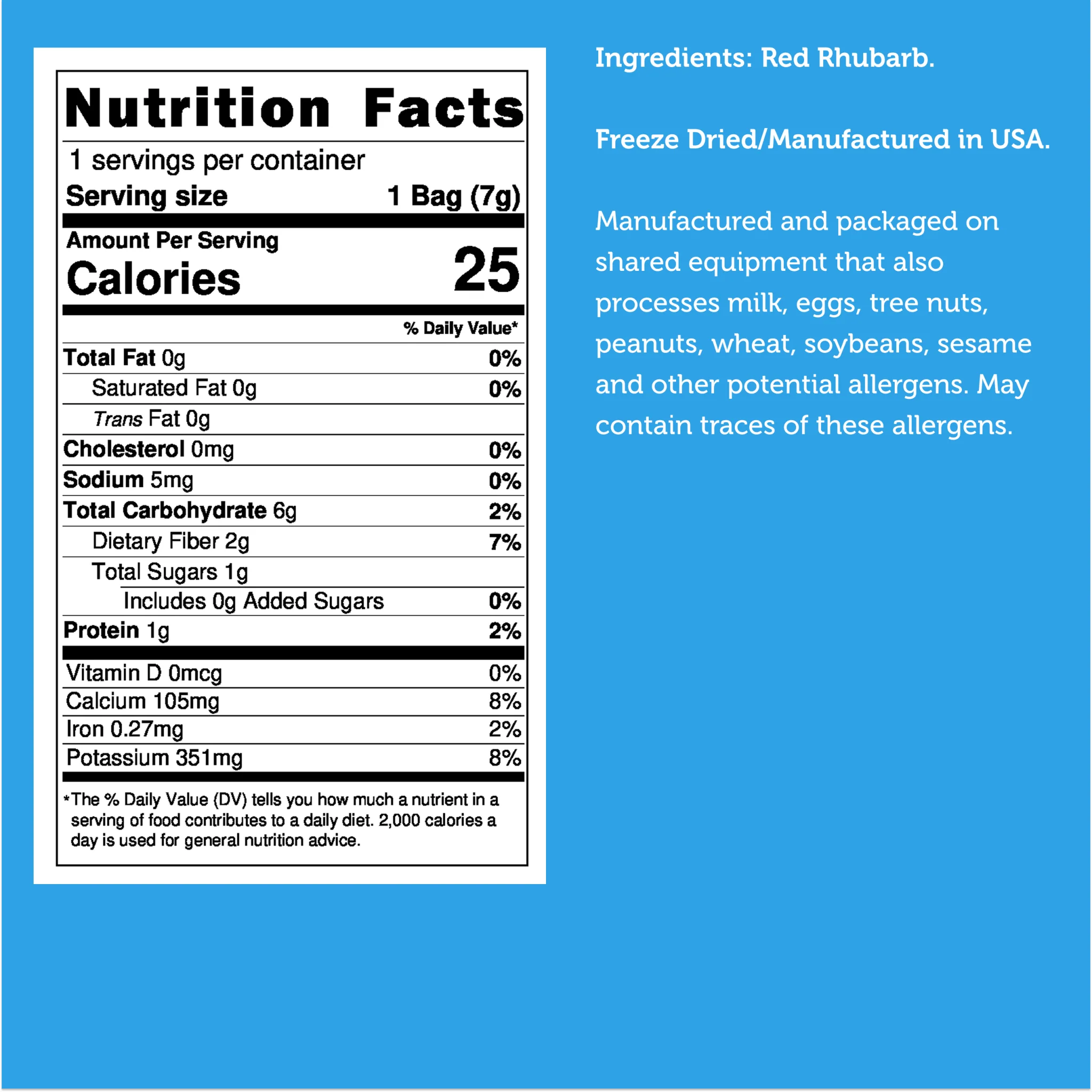 Freeze Dried Red Rhubarb - Image 8