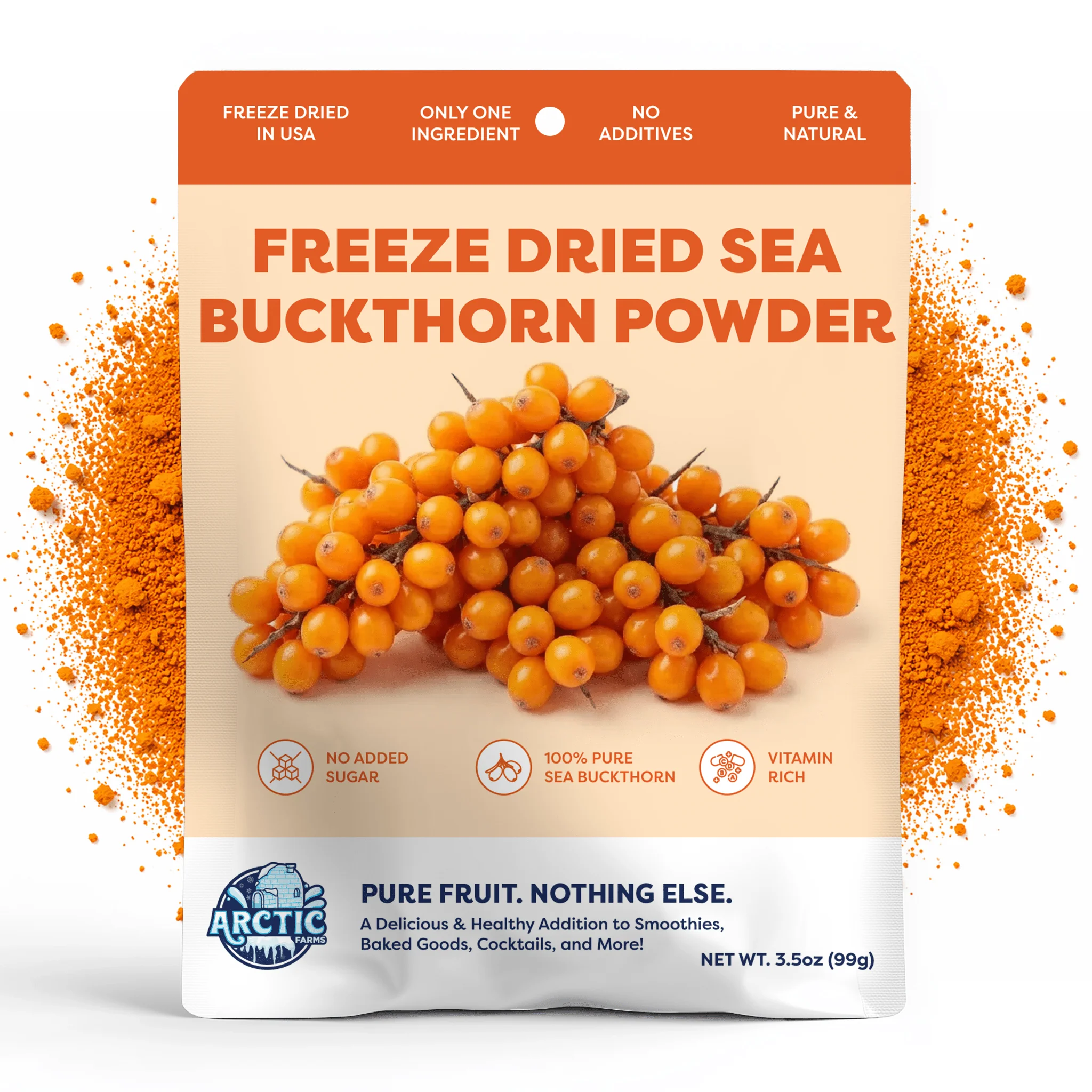 Freeze Dried Sea Buckthorn Powder