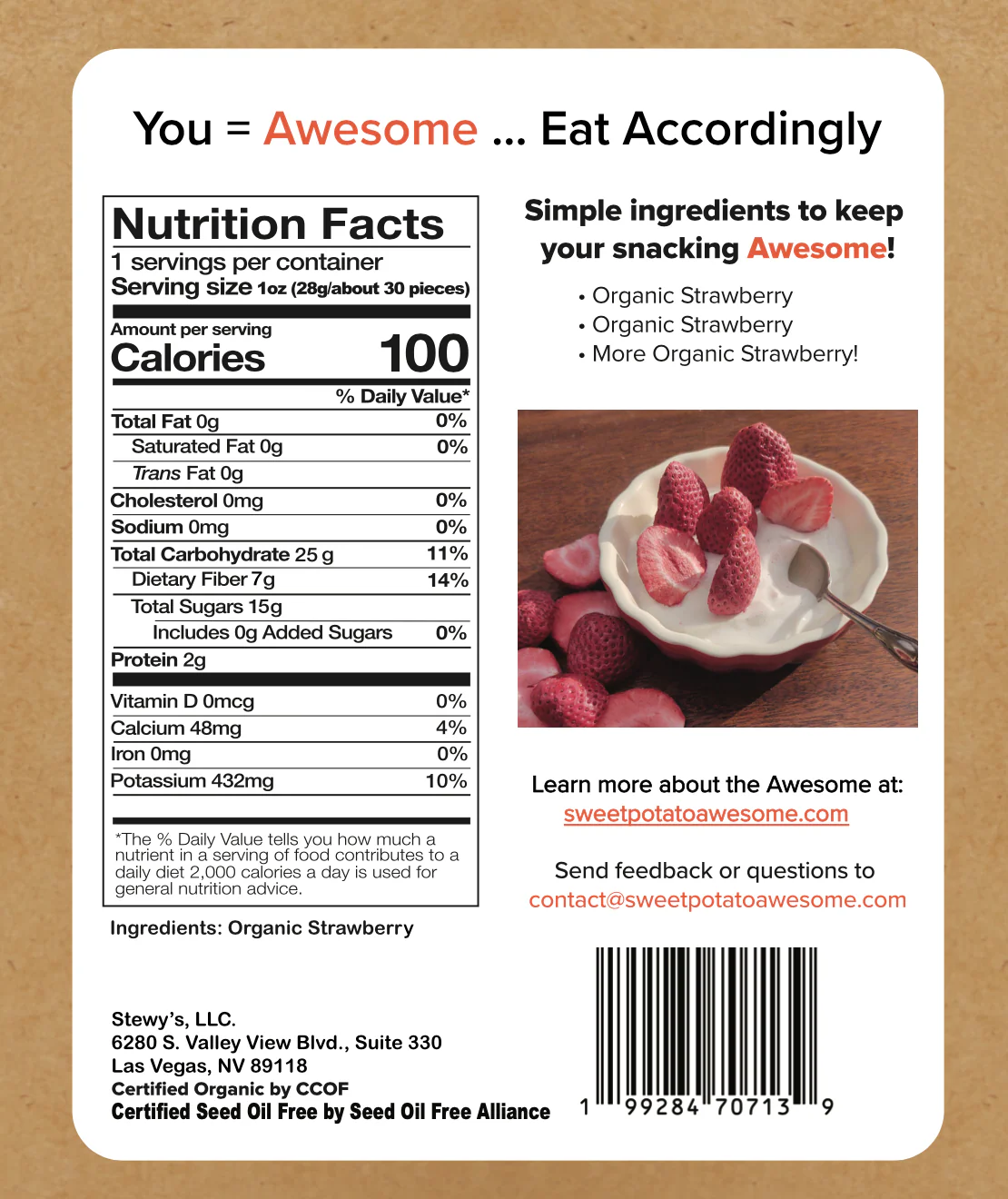 Freeze Dried Strawberry Slices - Image 3