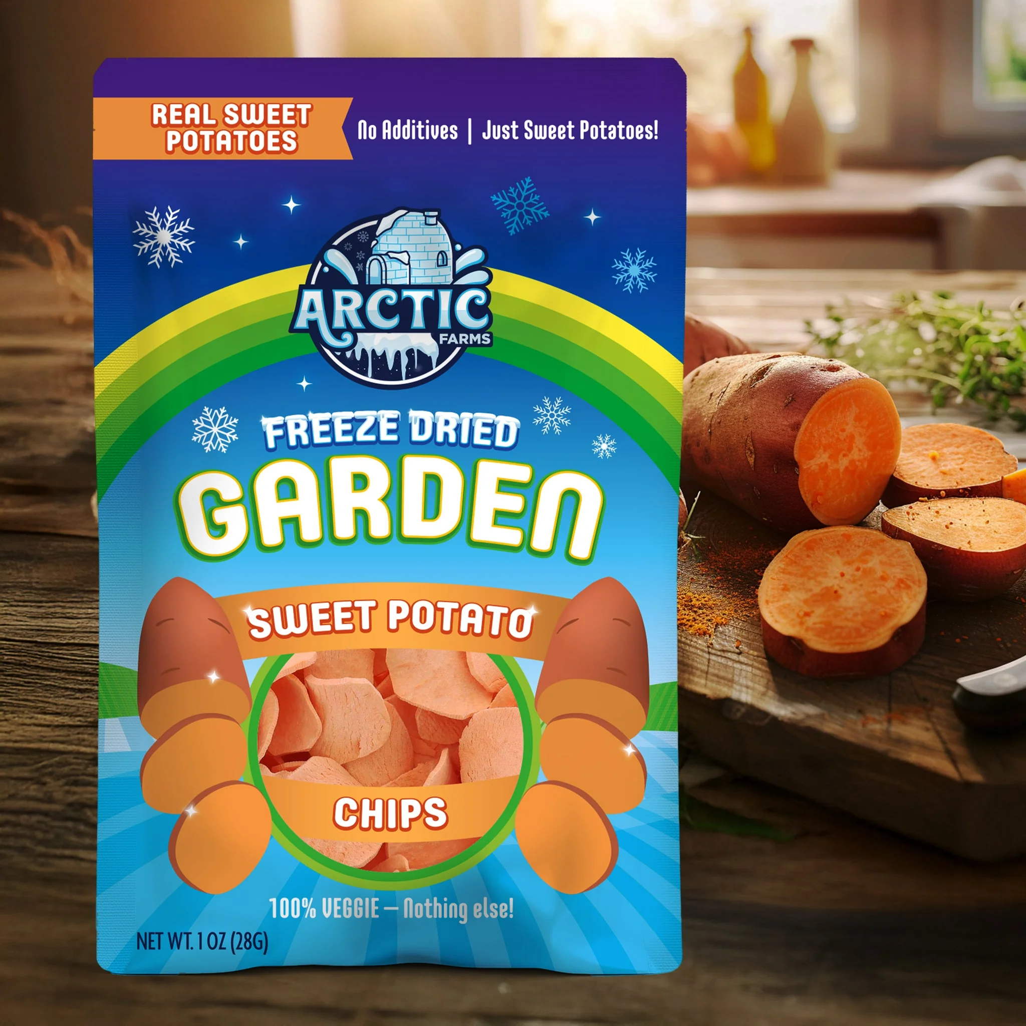 Freeze Dried Sweet Potato Chips - Image 2