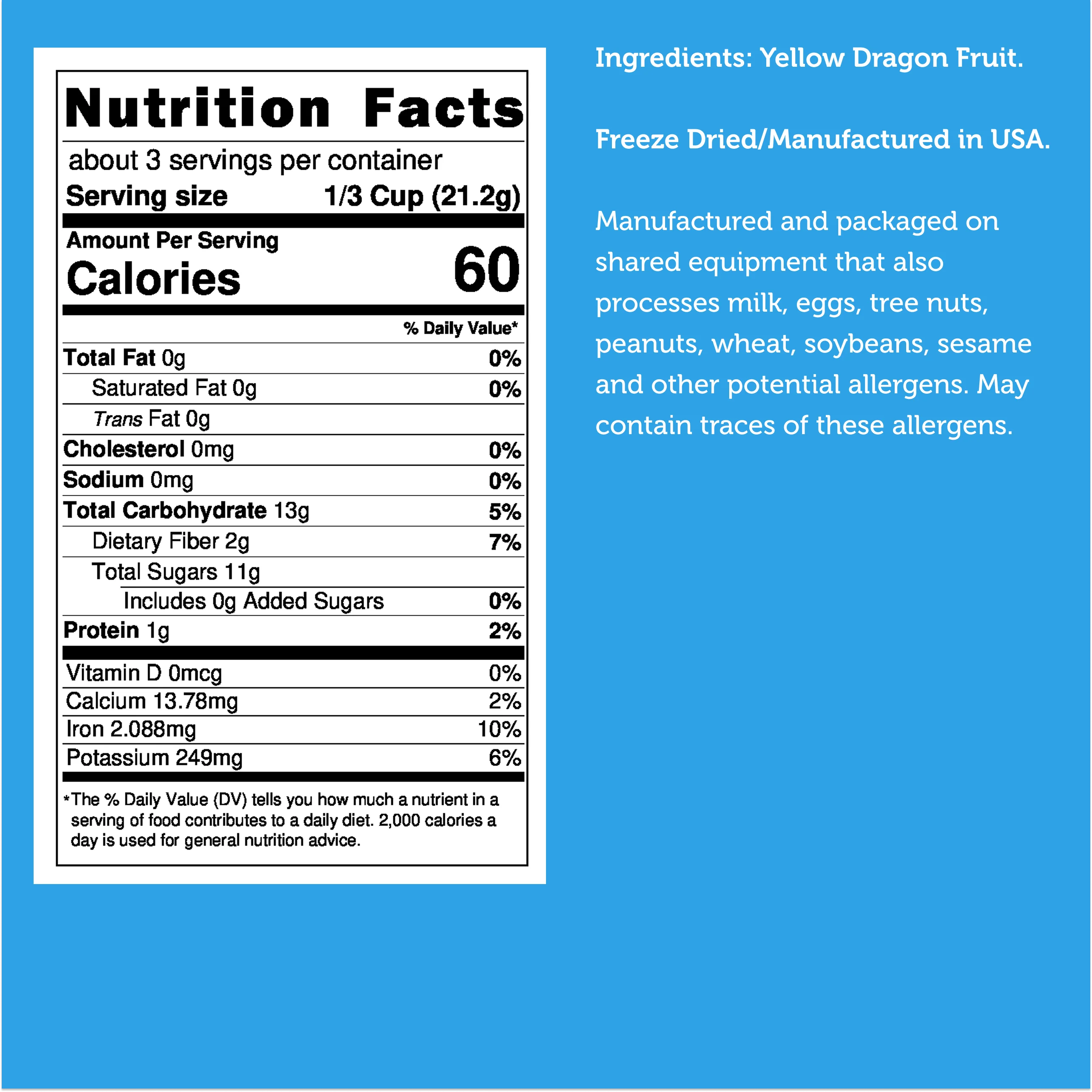 Freeze Dried Yellow Dragon Fruit Slices - Image 8