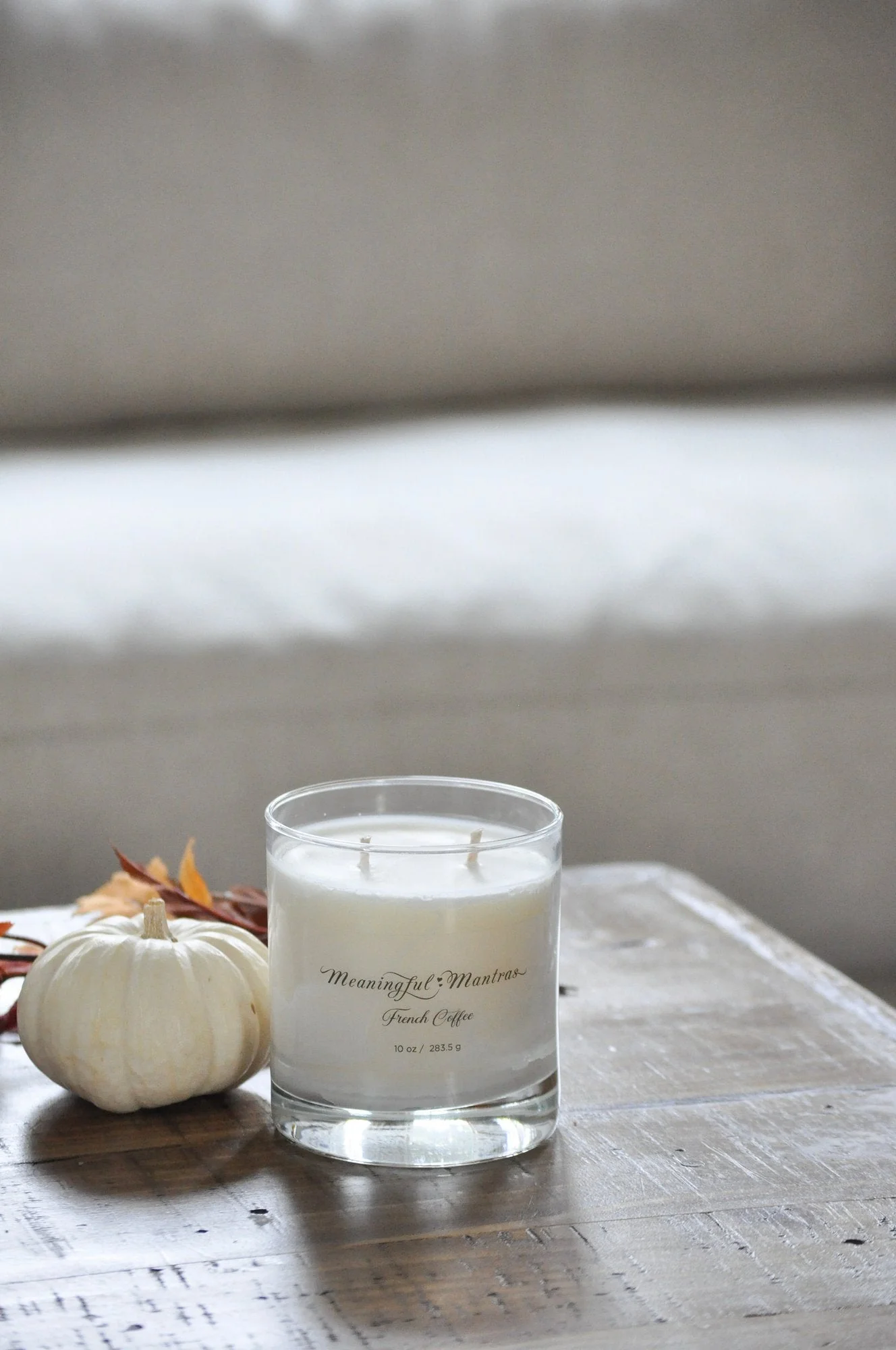 French Coffee 10oz Minimalistic Aromatherapy Candle - Image 2