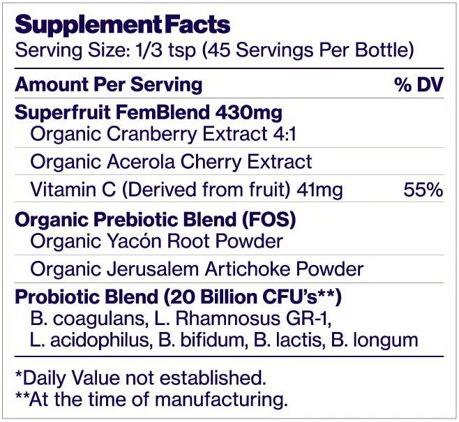 Friendlier Flora - Probiotic & Prebiotic Powder - Women's Blend - Image 4