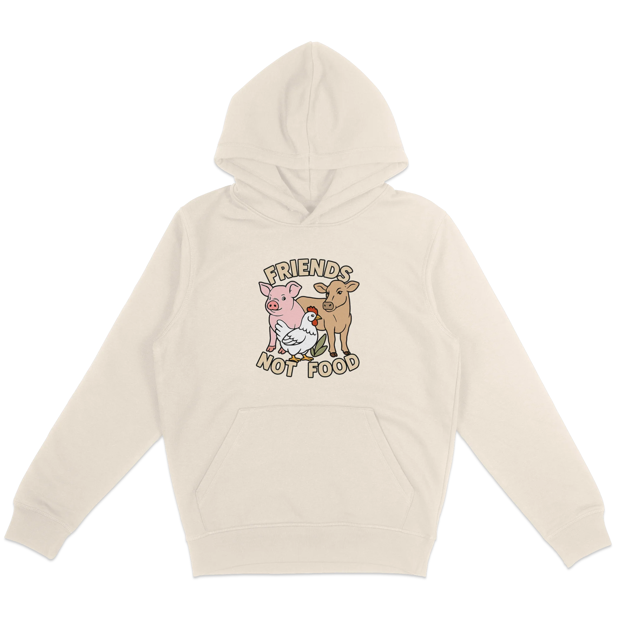 Friends Not Food Earthlings Hoodie - Image 3