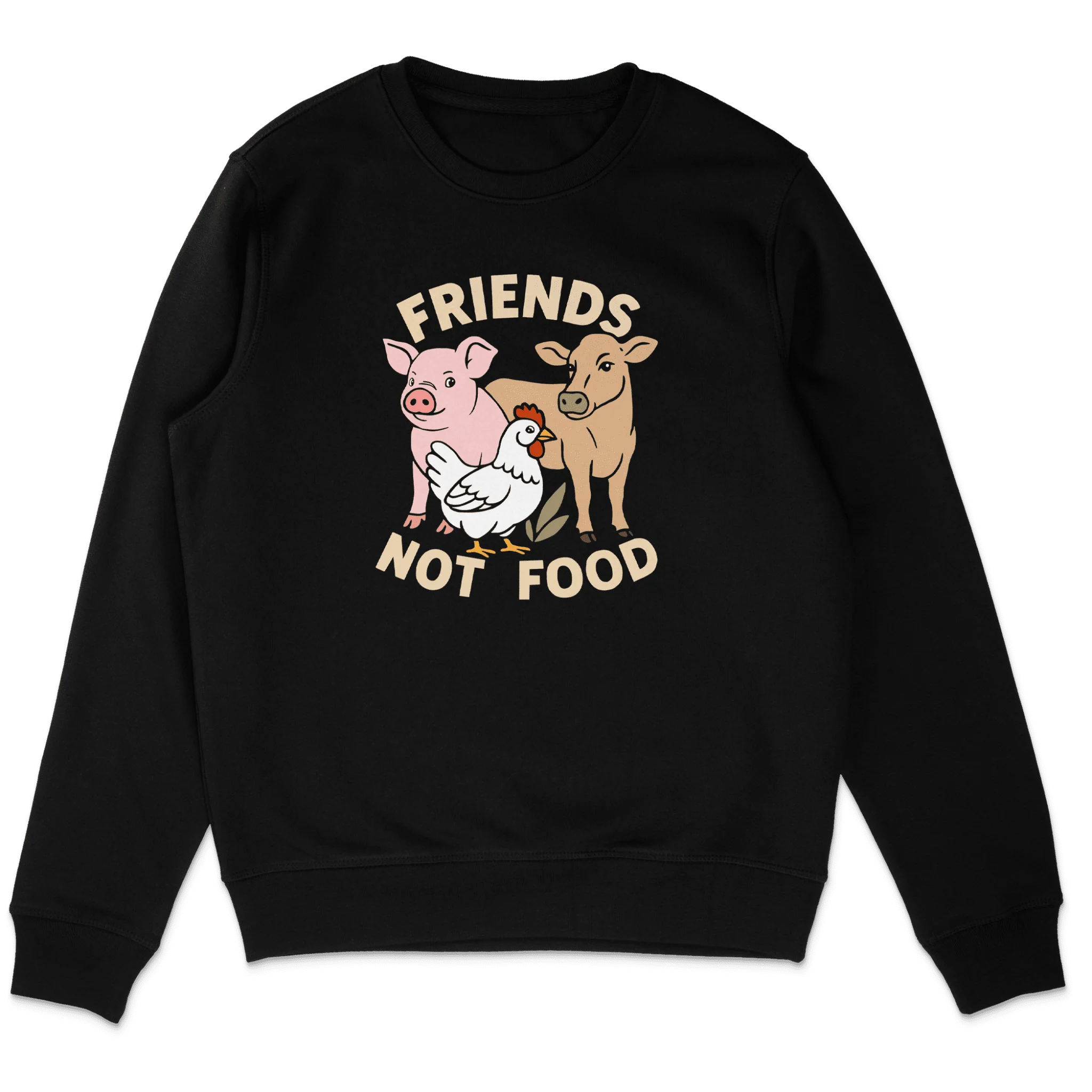 Friends Not Food Earthlings Sweatshirt