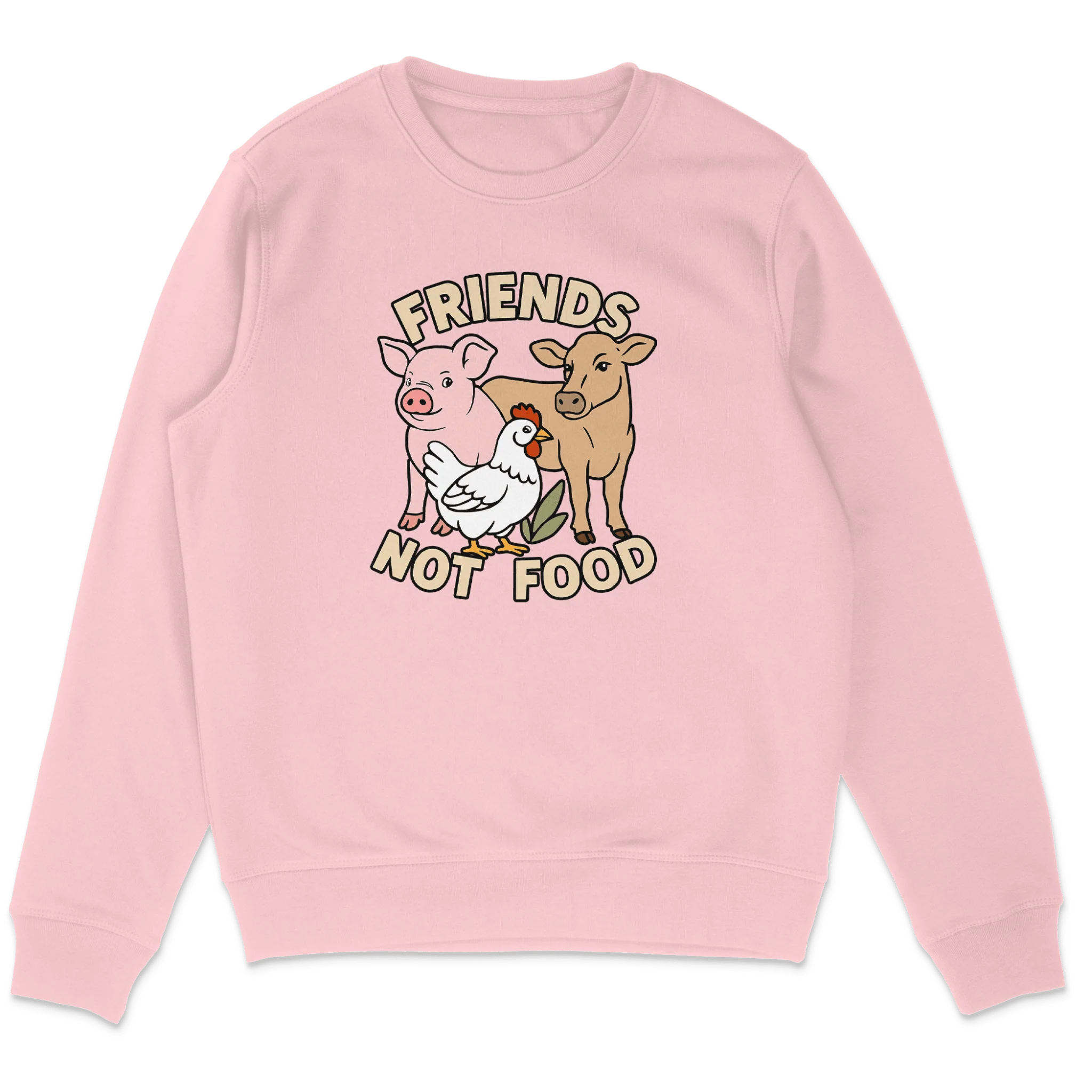 Friends Not Food Earthlings Sweatshirt - Image 3