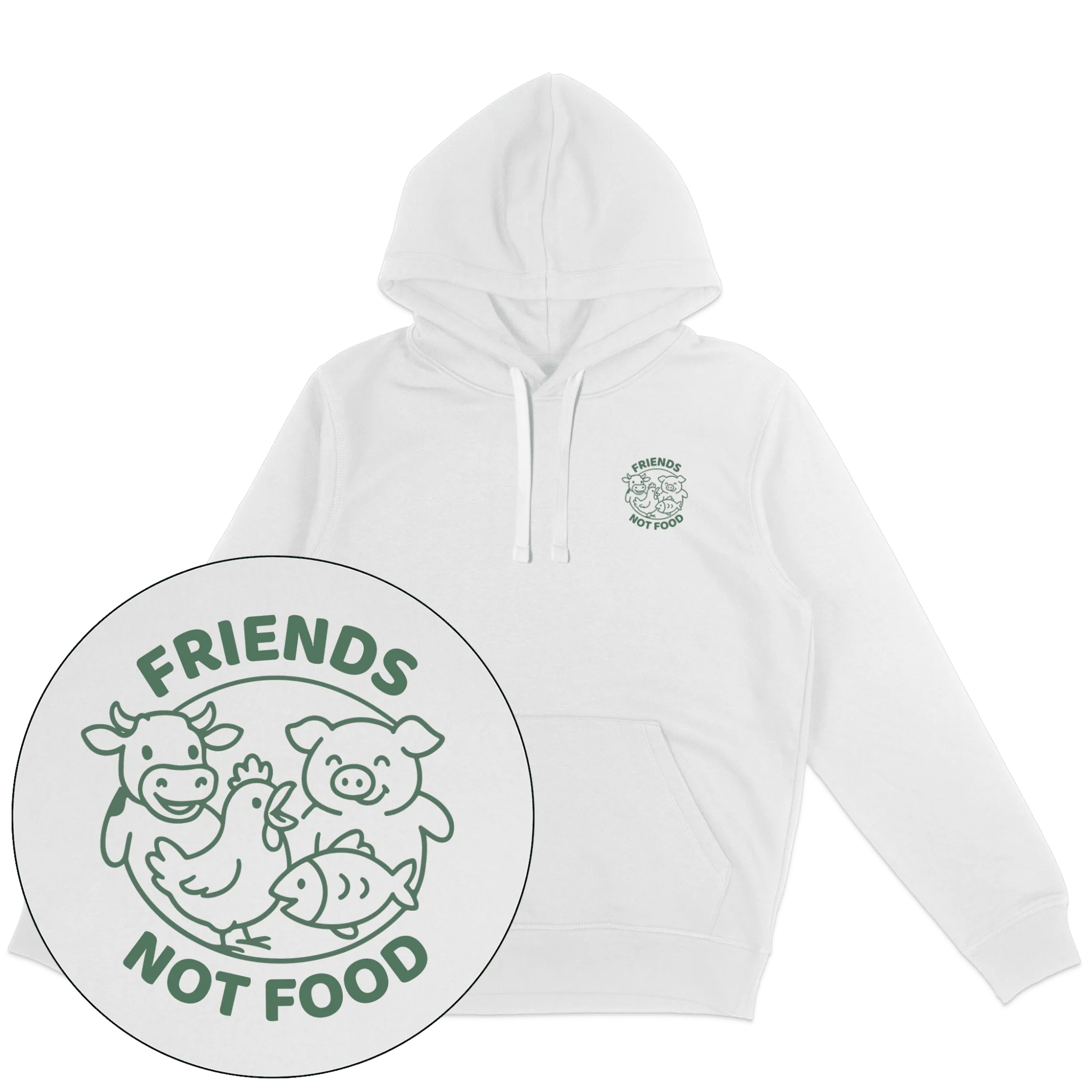 Friends Not Food Hoodie - Image 7