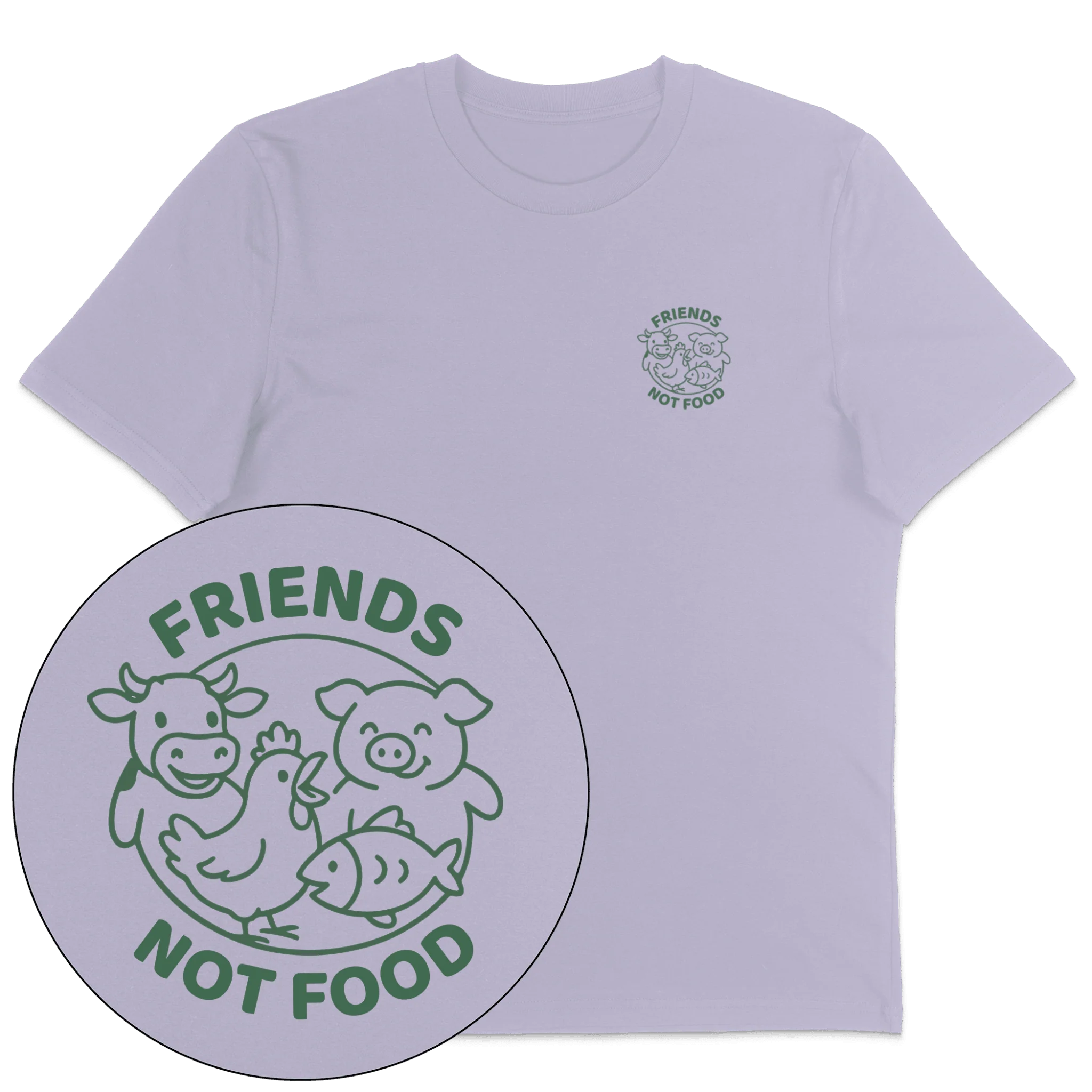 Friends Not Food T-Shirt - Image 6