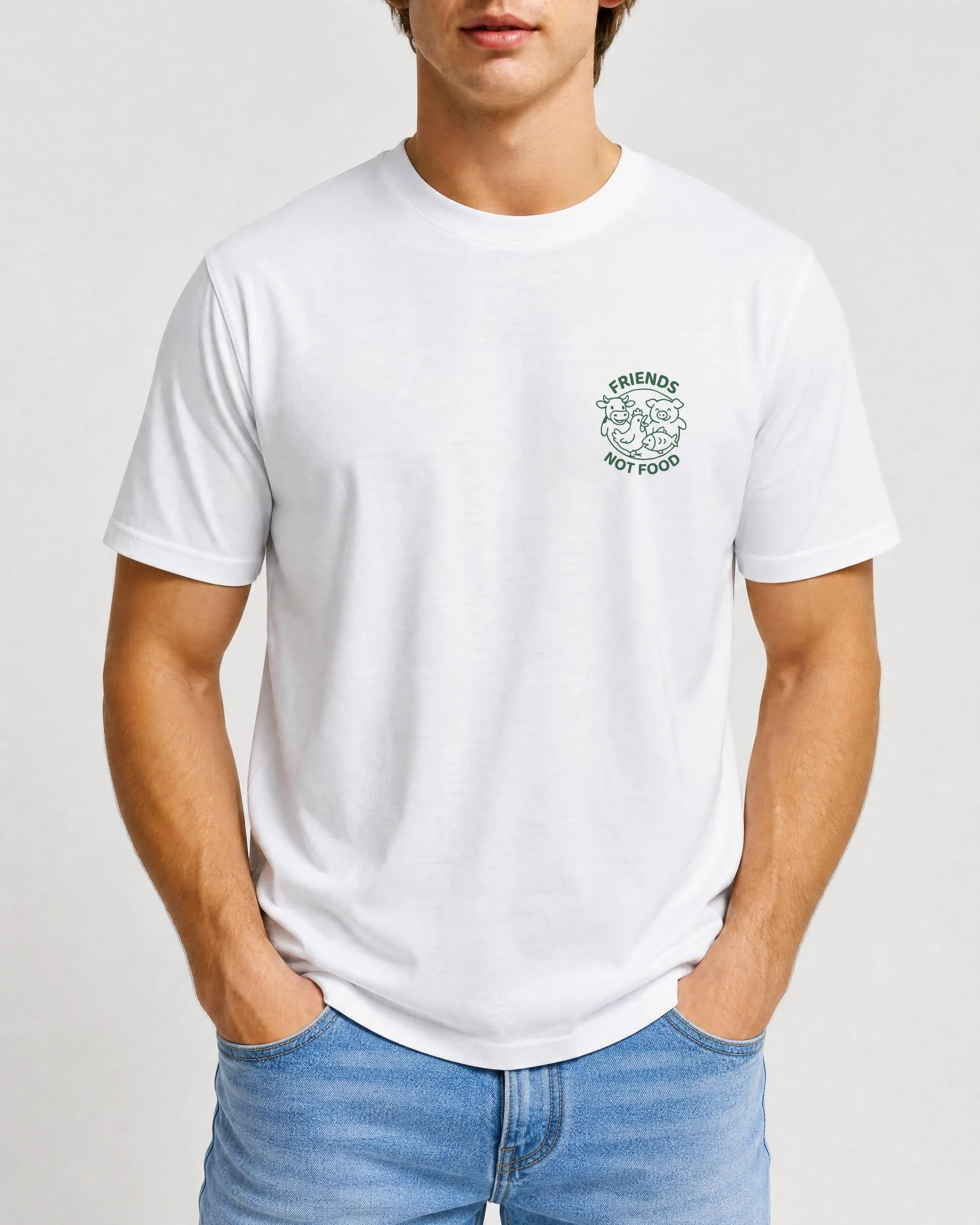 Friends Not Food T-Shirt - Image 7
