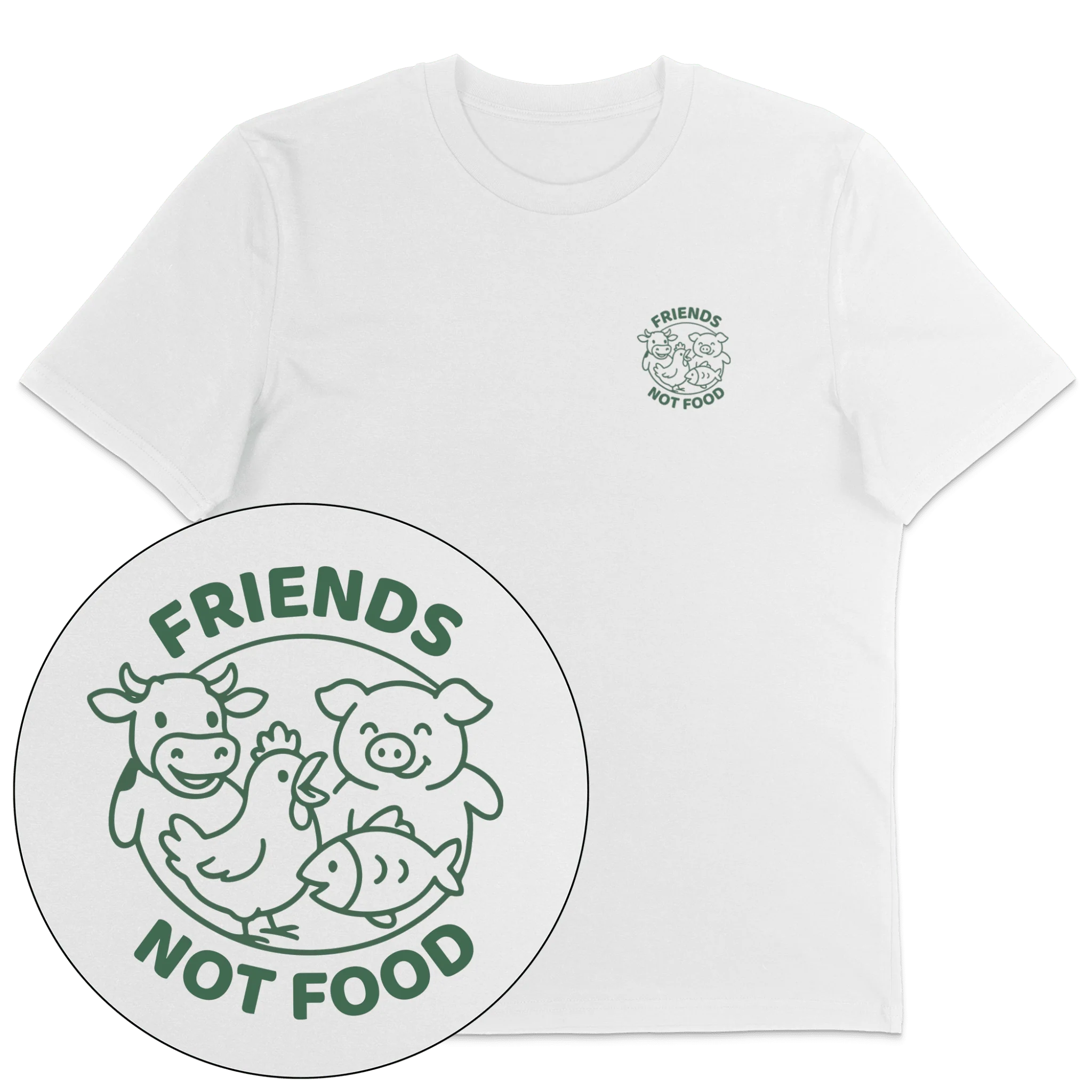 Friends Not Food T-Shirt - Image 8