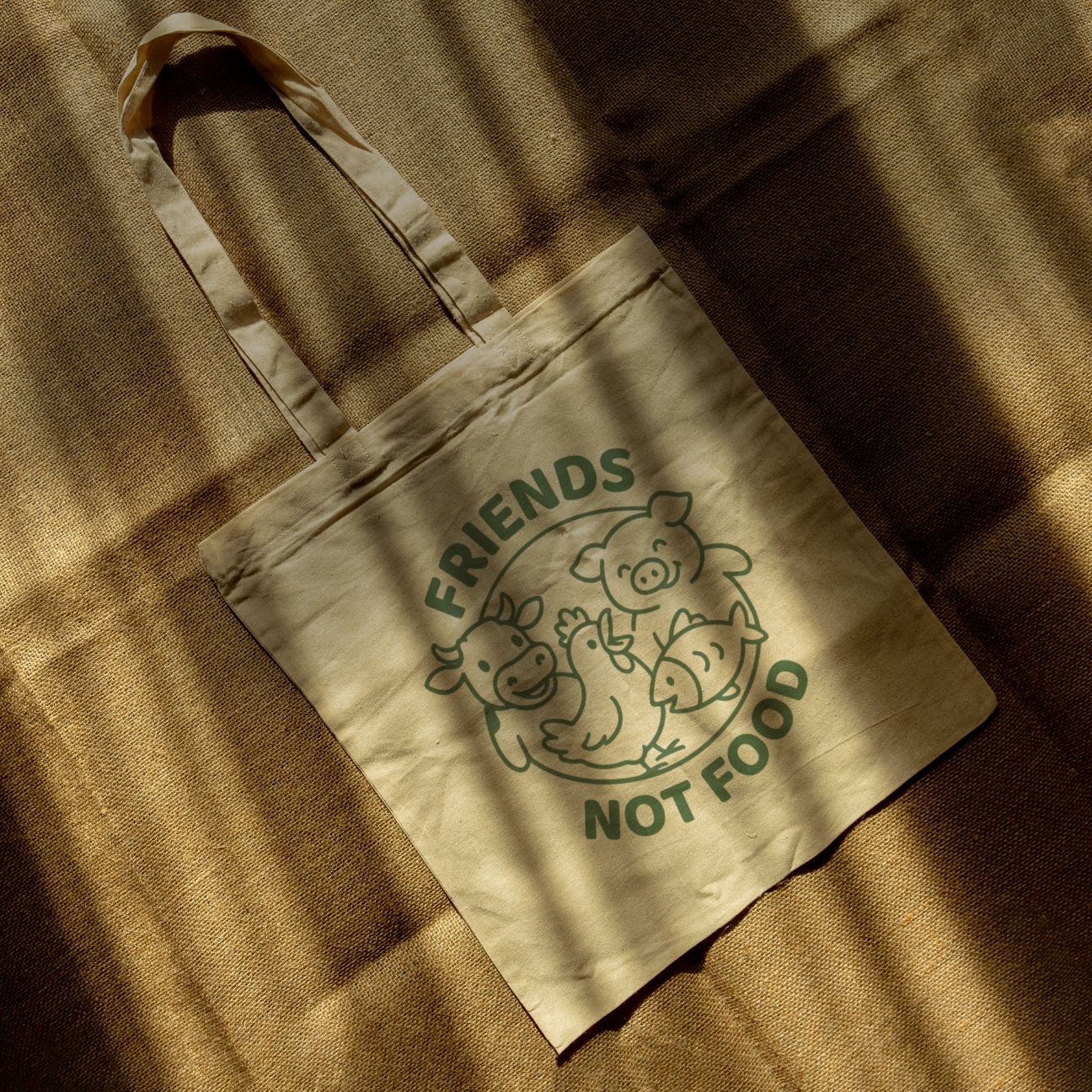 Friends Not Food Tote Bag - Image 3