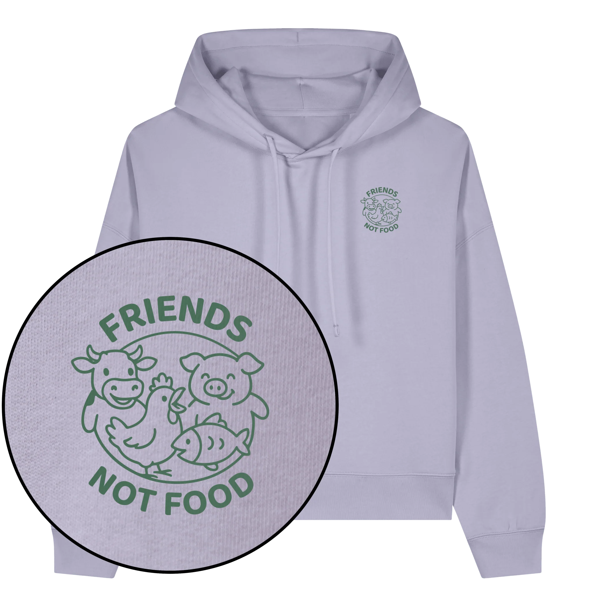 Friends Not Food Women's Hoodie - Image 2