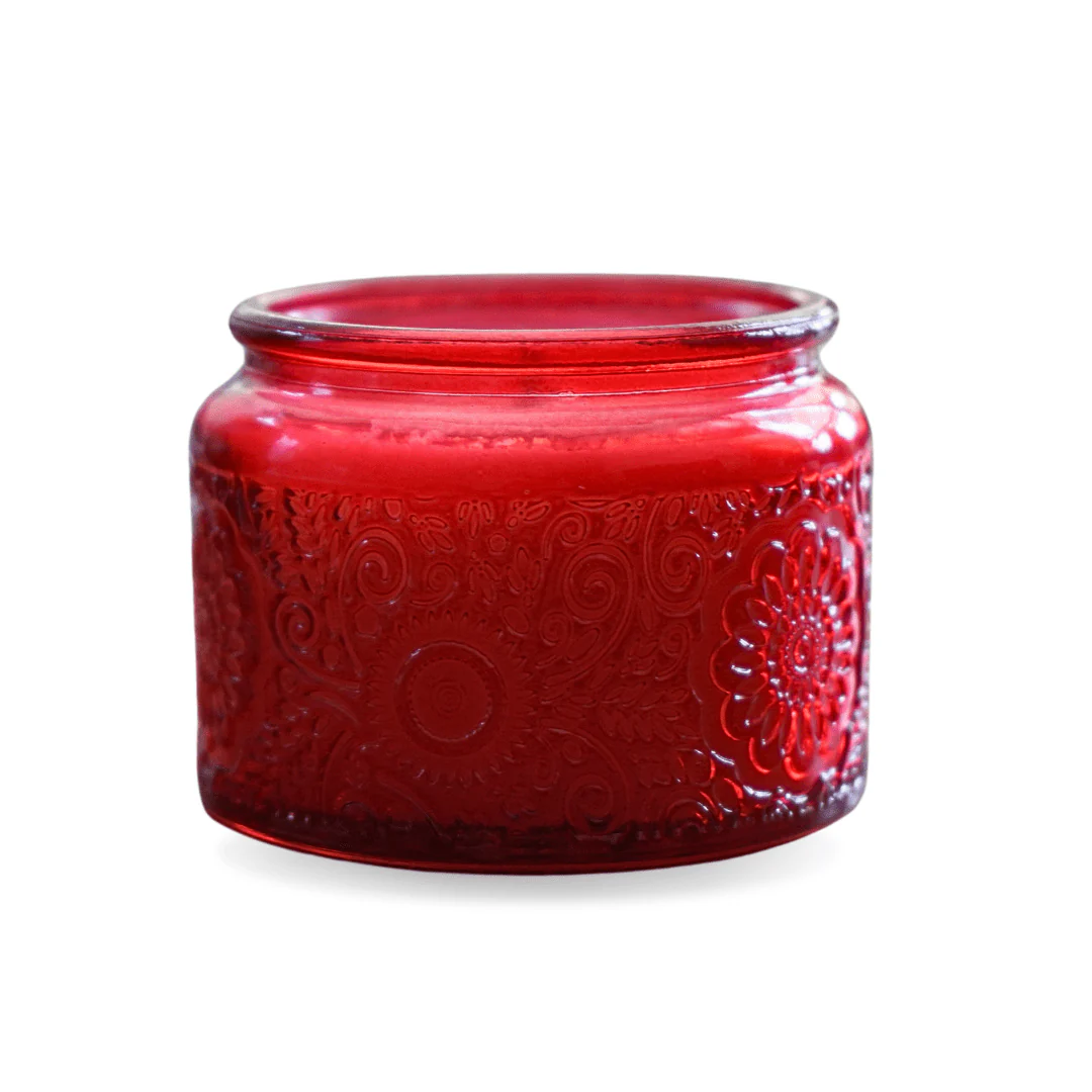 Frosted Cranberry Natural Candle 4oz Ellie Collection - Image 2