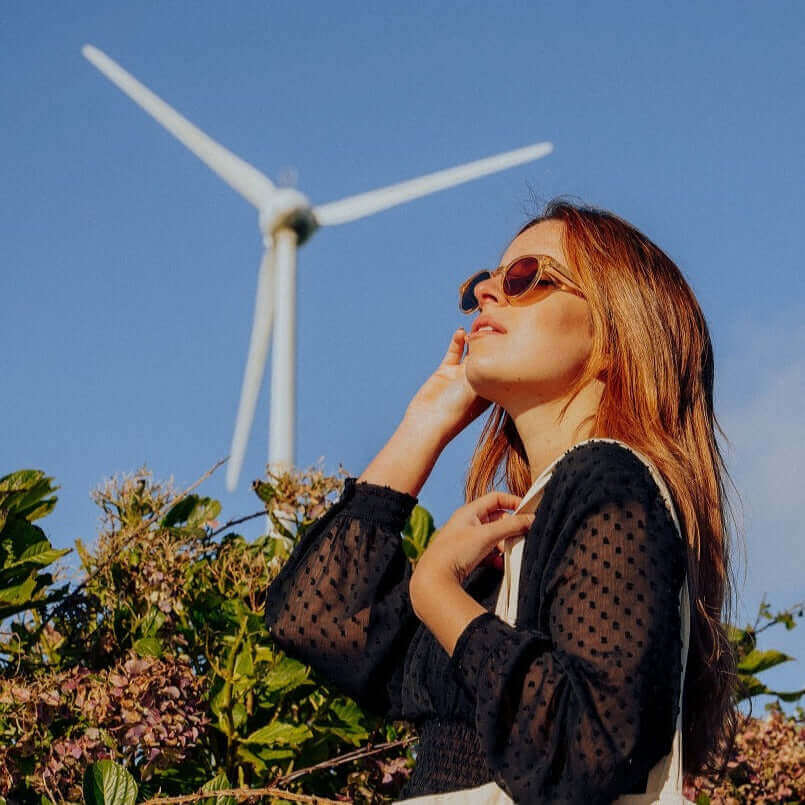 Ganges - Unisex Wood and Bio Acetate Sunglasses - Image 23