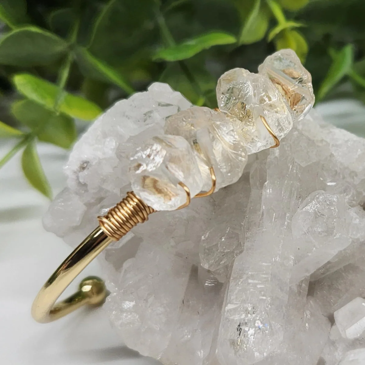 Gemstone Wire-Wrapped Bracelet - Yellow Gold (Rokt Exclusive) - Image 22