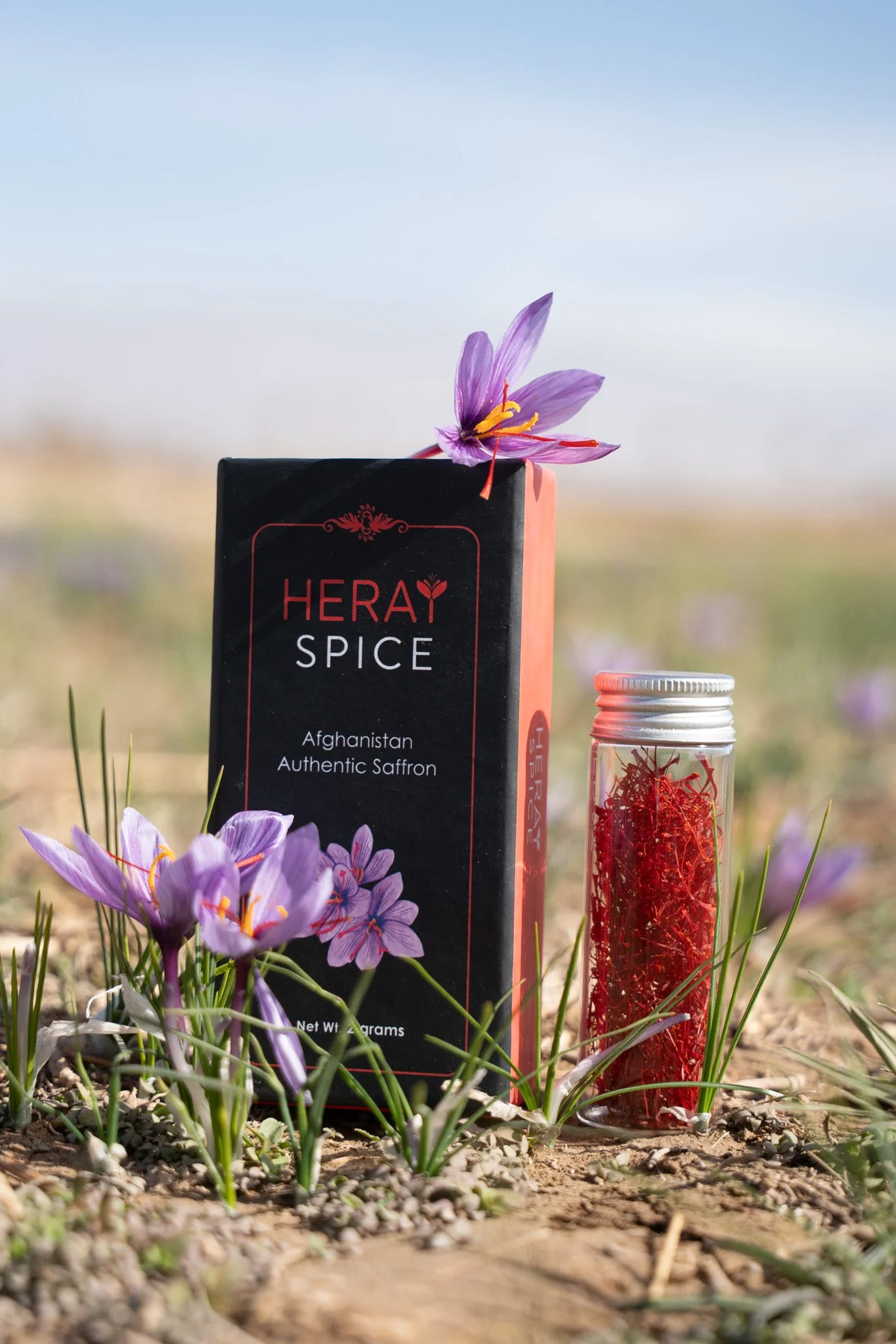 Gift Box Trio (A Jar of each Premium Saffron, Green Cardamom, Herati Mint Leaves) - Image 2
