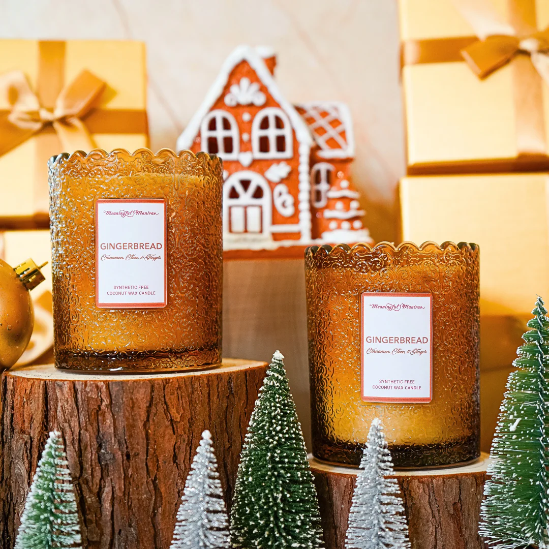 Gingerbread Natural Candle 8oz Kaia Collection - Image 3
