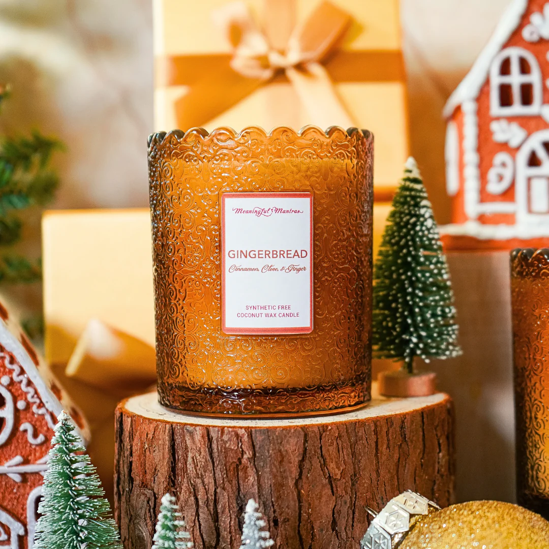 Gingerbread Natural Candle 8oz Kaia Collection - Image 4
