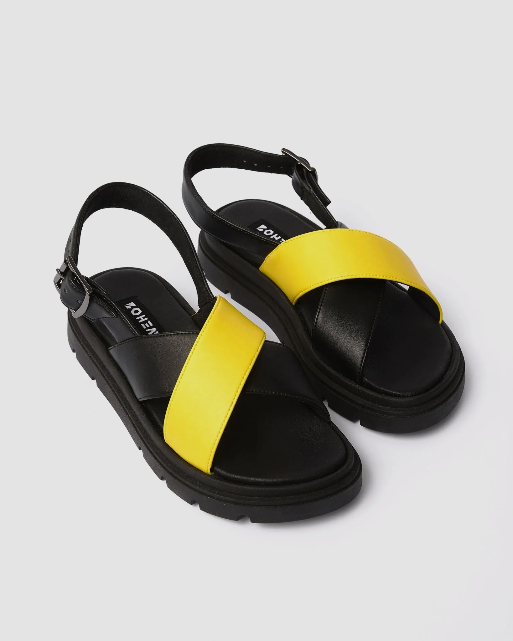 Glare Sandals Lemon made of vegan corn leather - Image 3