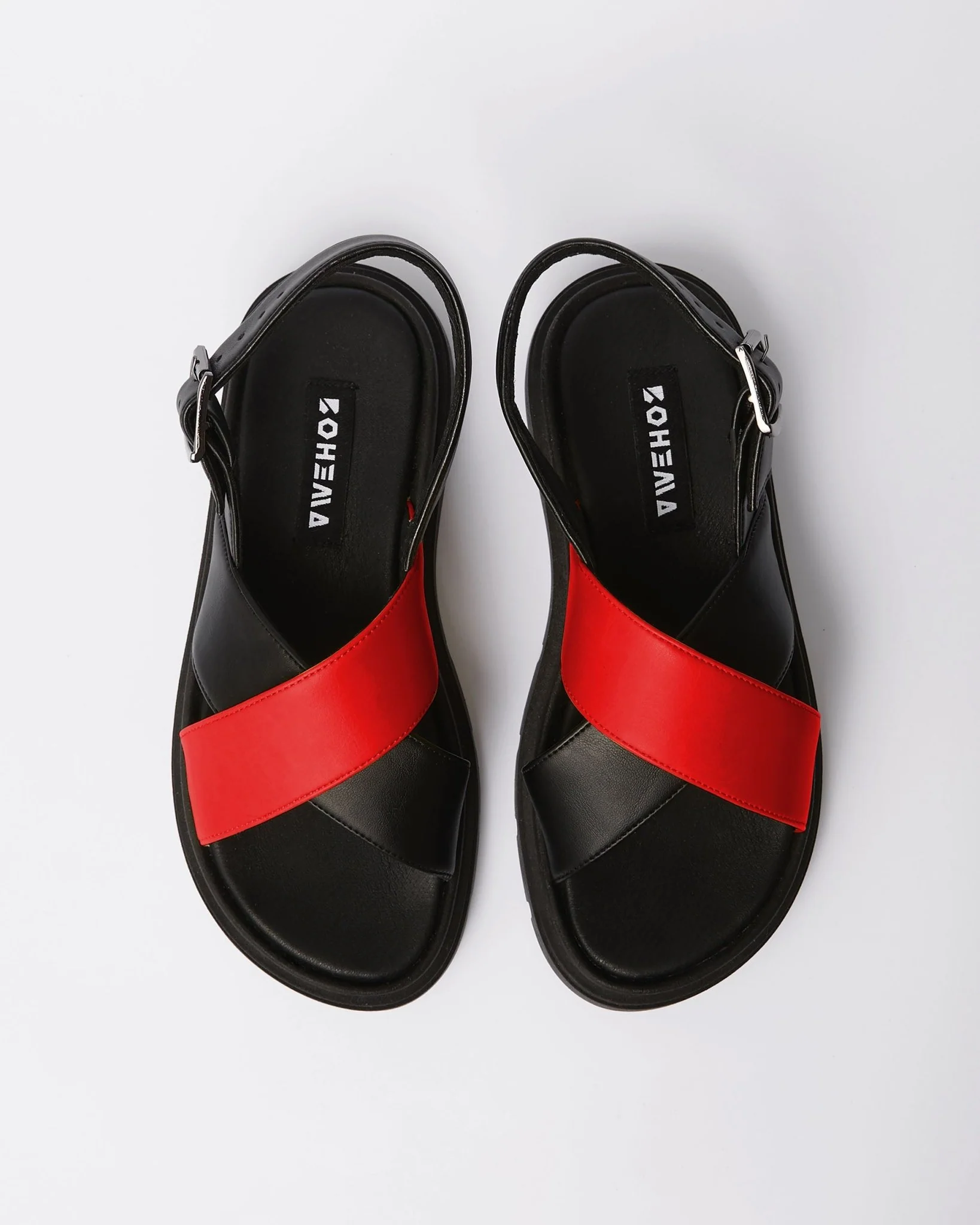 Glare Sandals Red made of vegan corn leather - Image 3