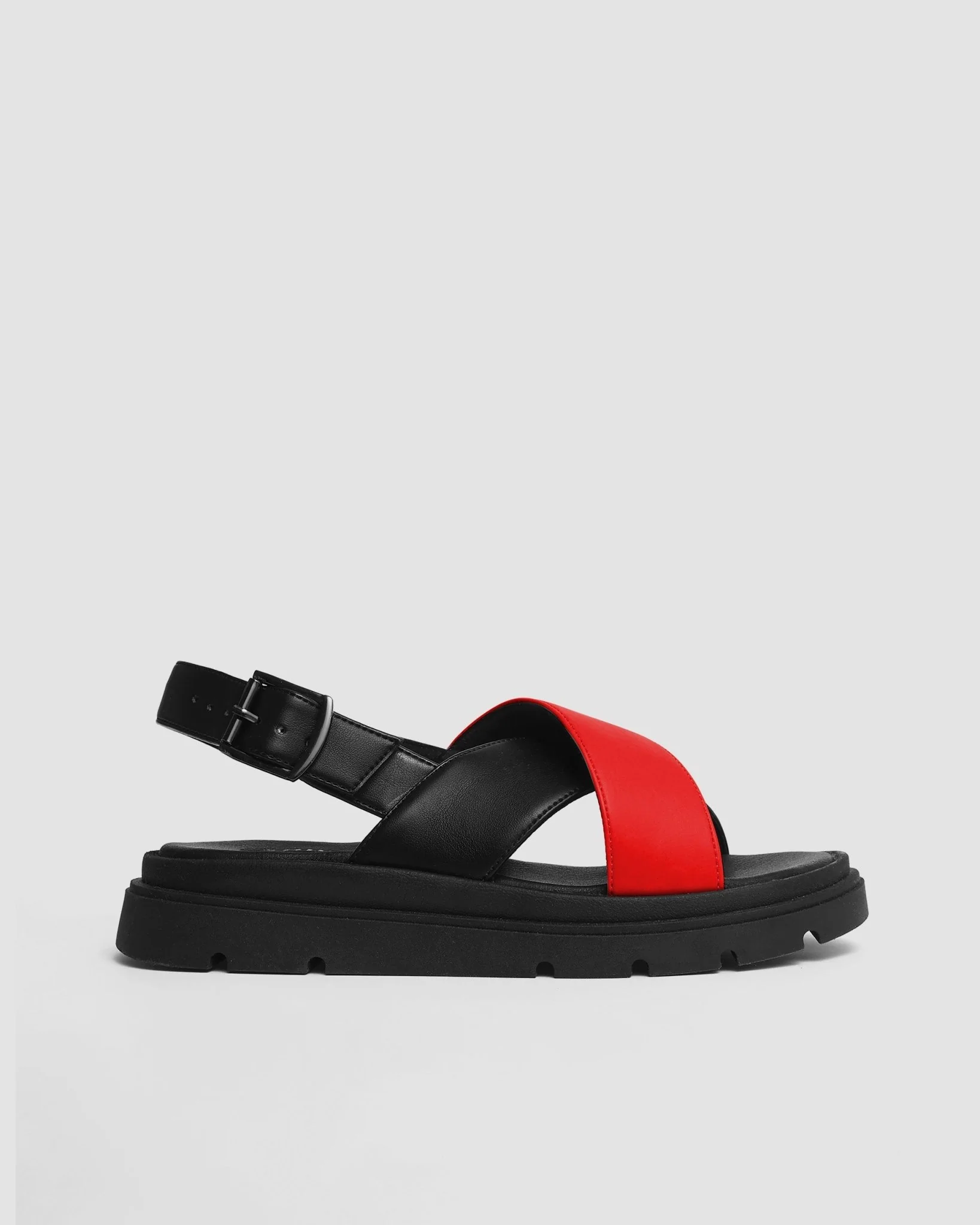 Glare Sandals Red made of vegan corn leather - Image 8