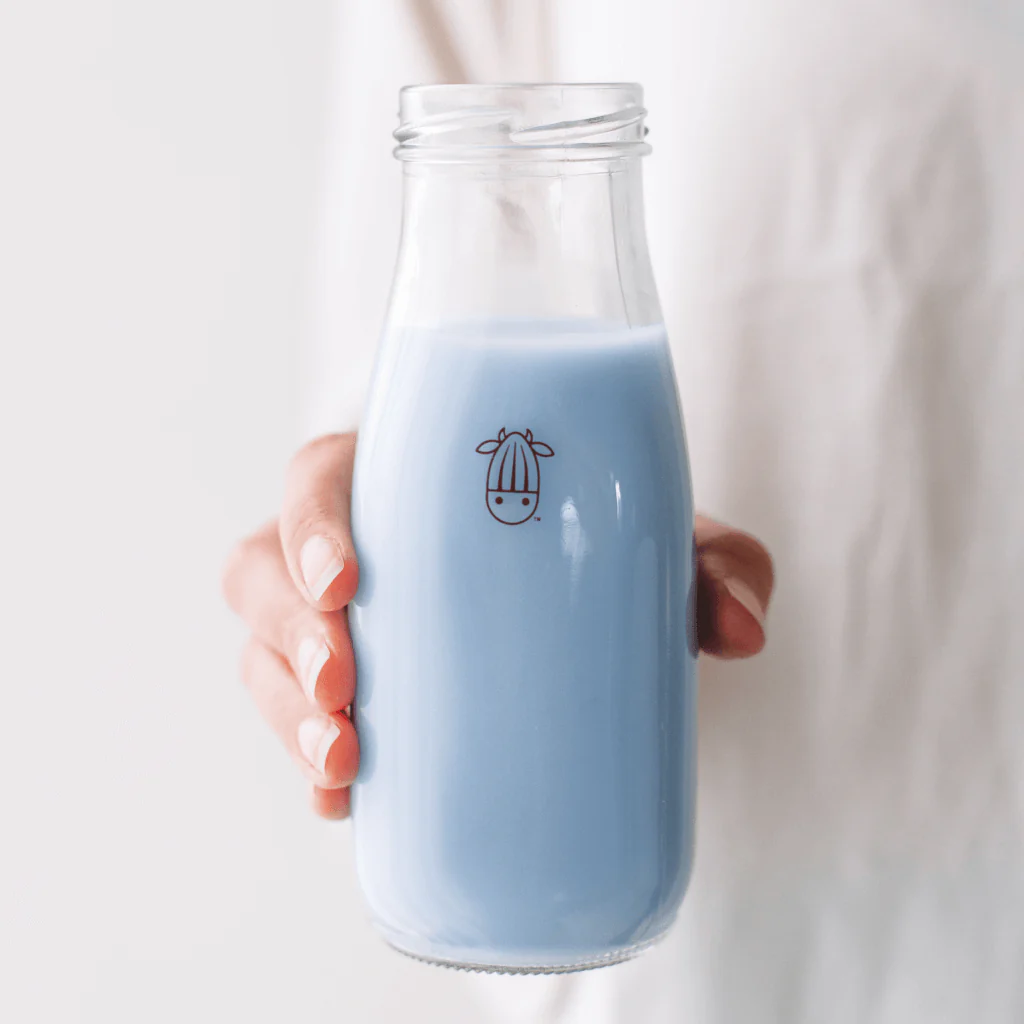 Glass Creamer Bottles - Set of 2 |  | Reusable Milk & Beverage Containers - Image 4