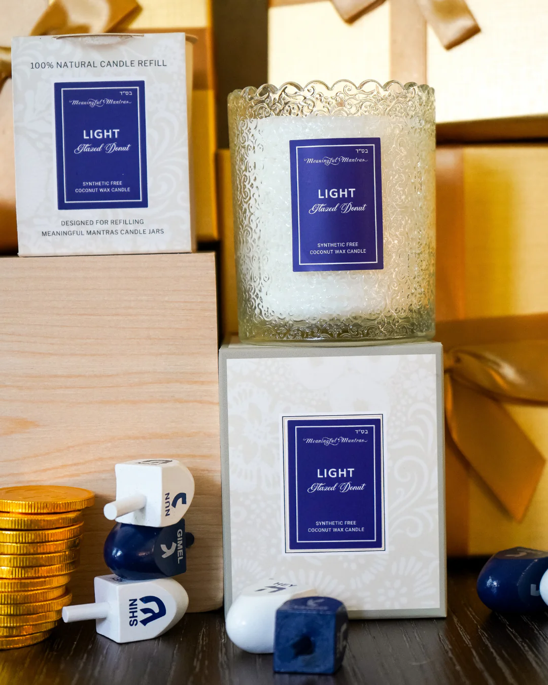 Glazed Donut Natural Candle 8oz Kaia Collection - Image 2