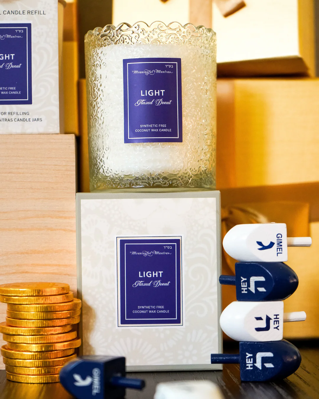 Glazed Donut Natural Candle 8oz Kaia Collection - Image 3