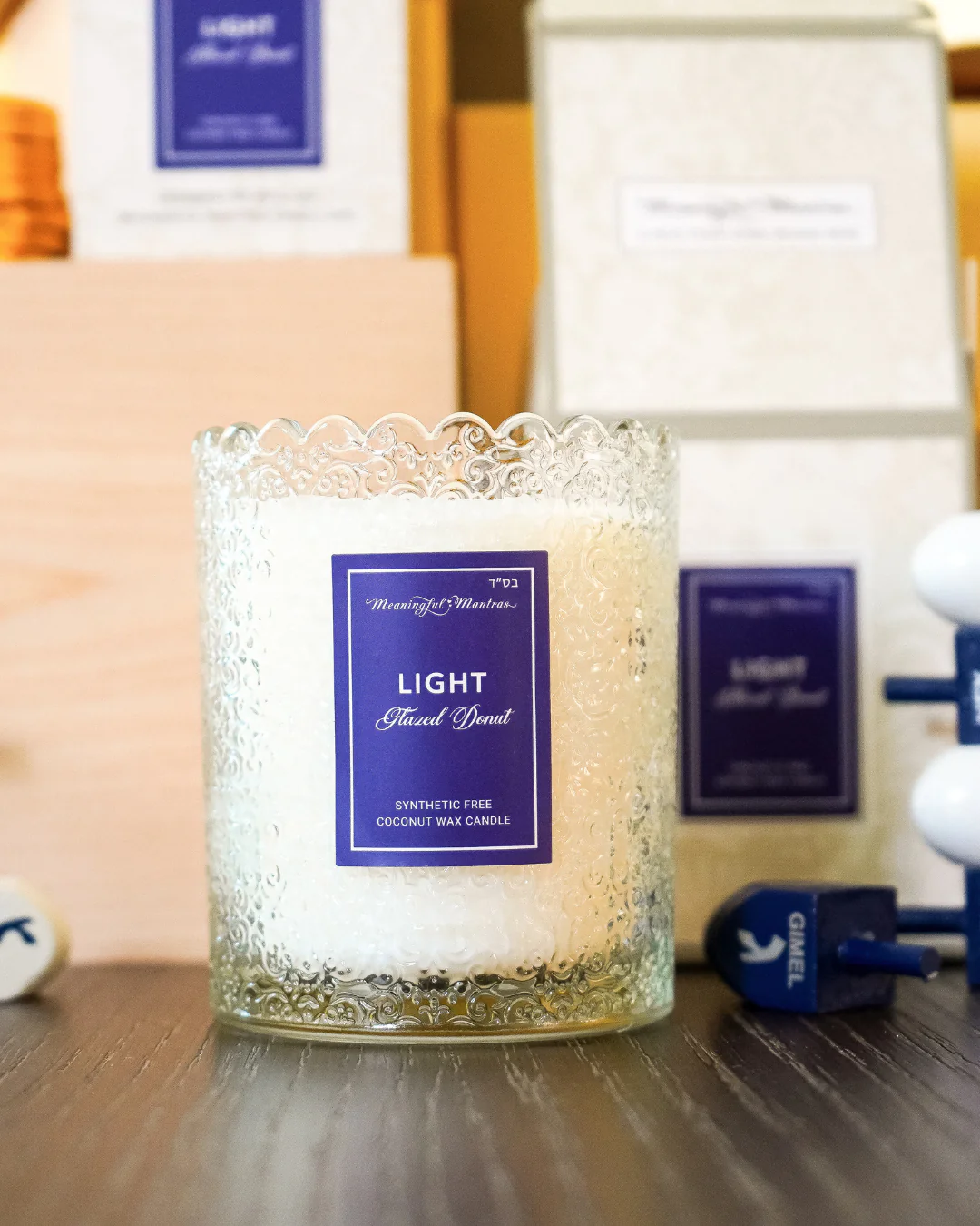 Glazed Donut Natural Candle 8oz Kaia Collection - Image 5