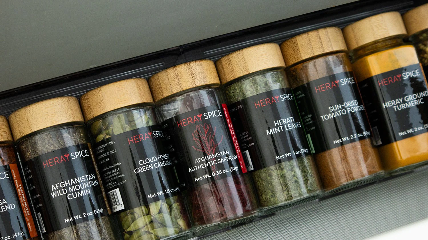 Global Village Gift Set Worldly Spice Wonders (1 Gram Saffron + 7 Other Single Origin Spices) - Image 2
