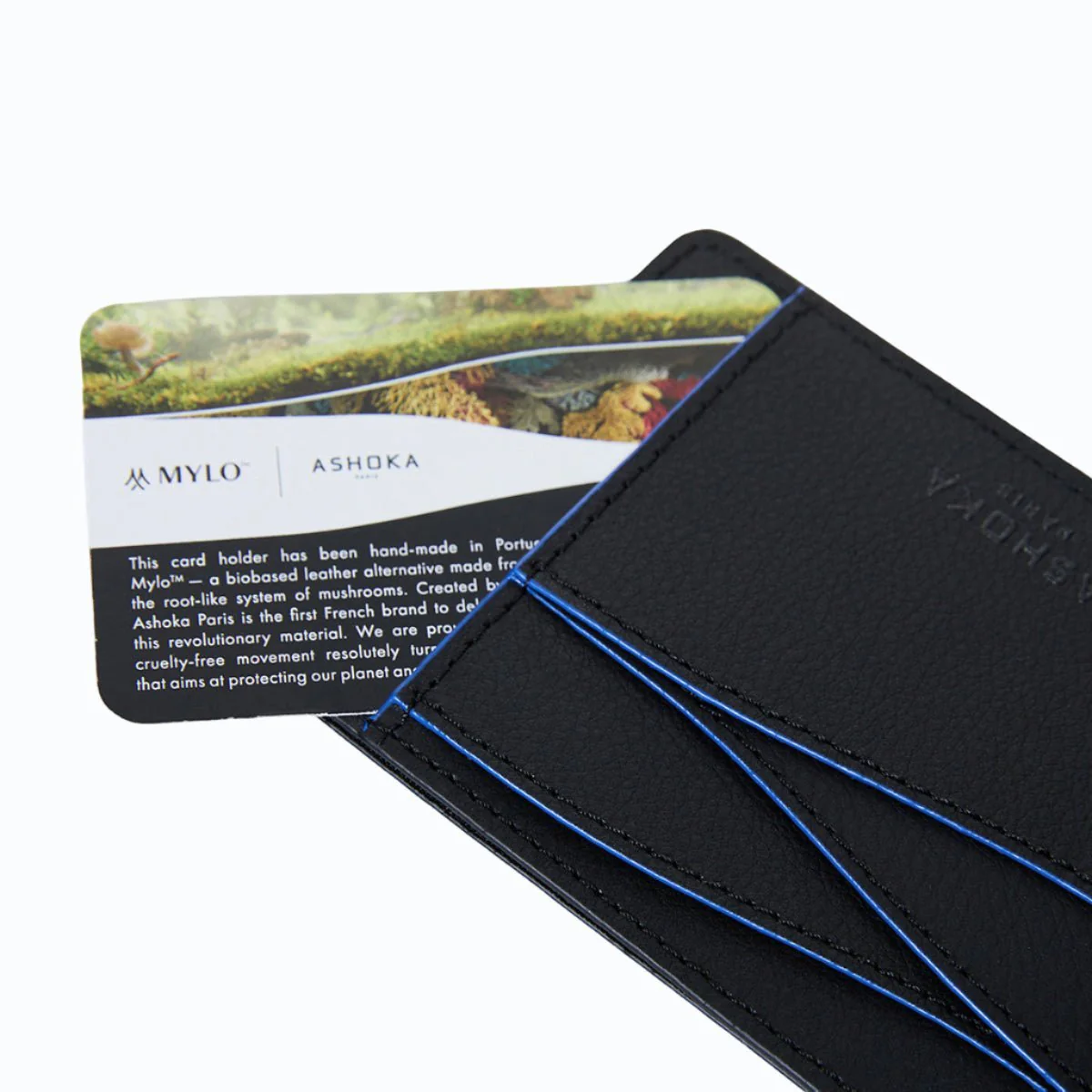 Large Mylo™ Mushroom Card Holder – Blue - Image 5