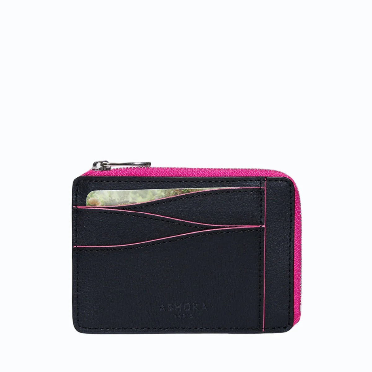 Large Zipped Mylo™ Mushroom Card Holder – Pink