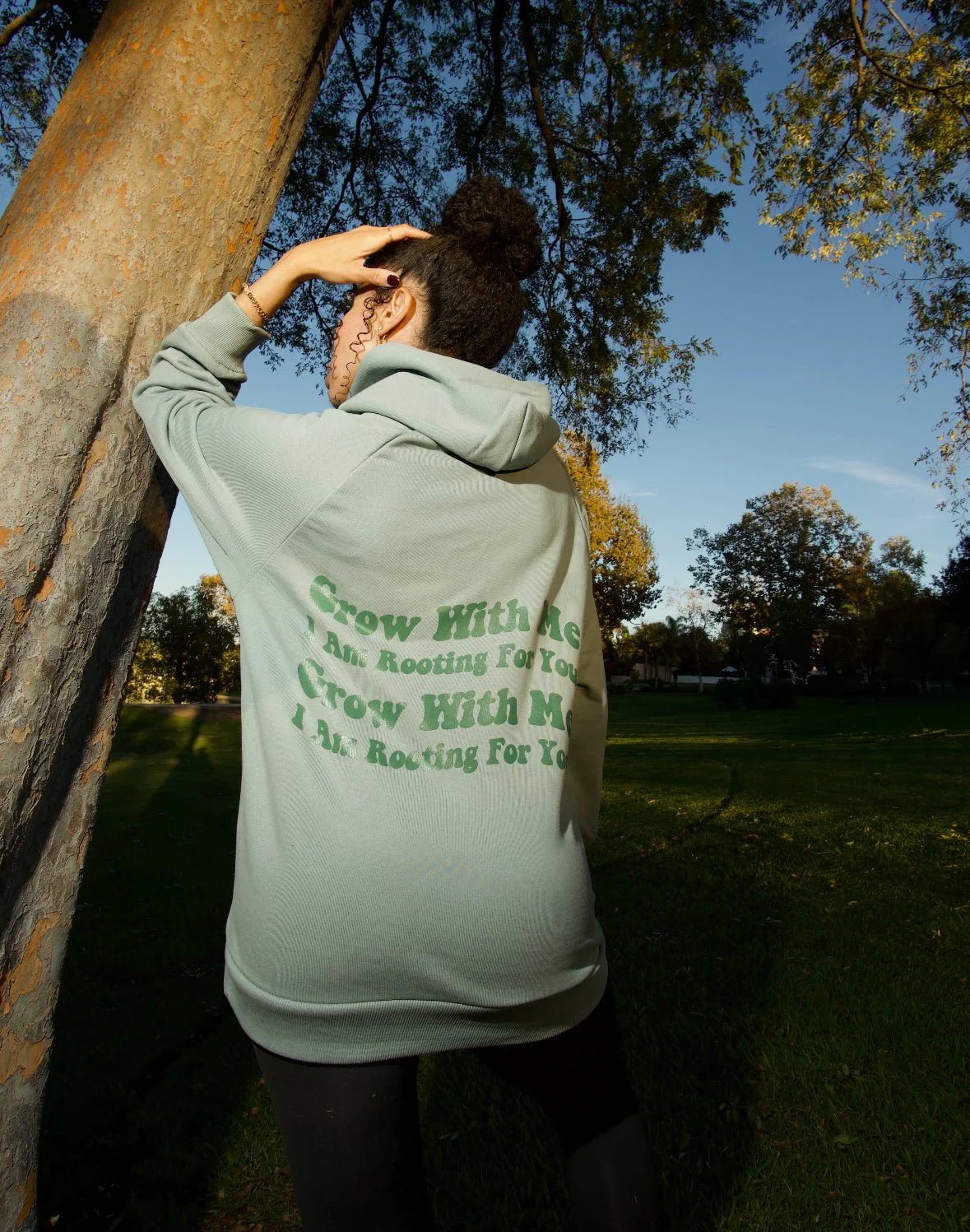 Grow With Me I am Rooting For You Hoodie - Image 4