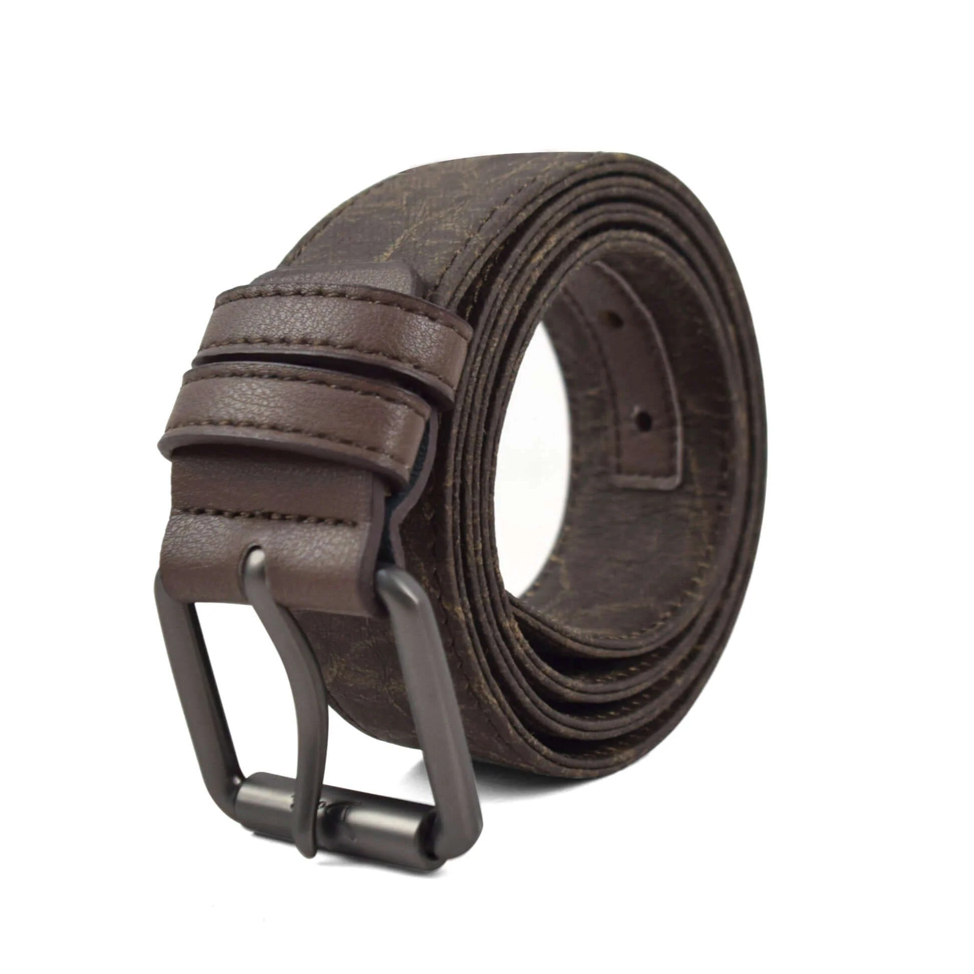Gunmetal Roller Italian Kraft Paper Vegan Belt (Only size 36 brown)