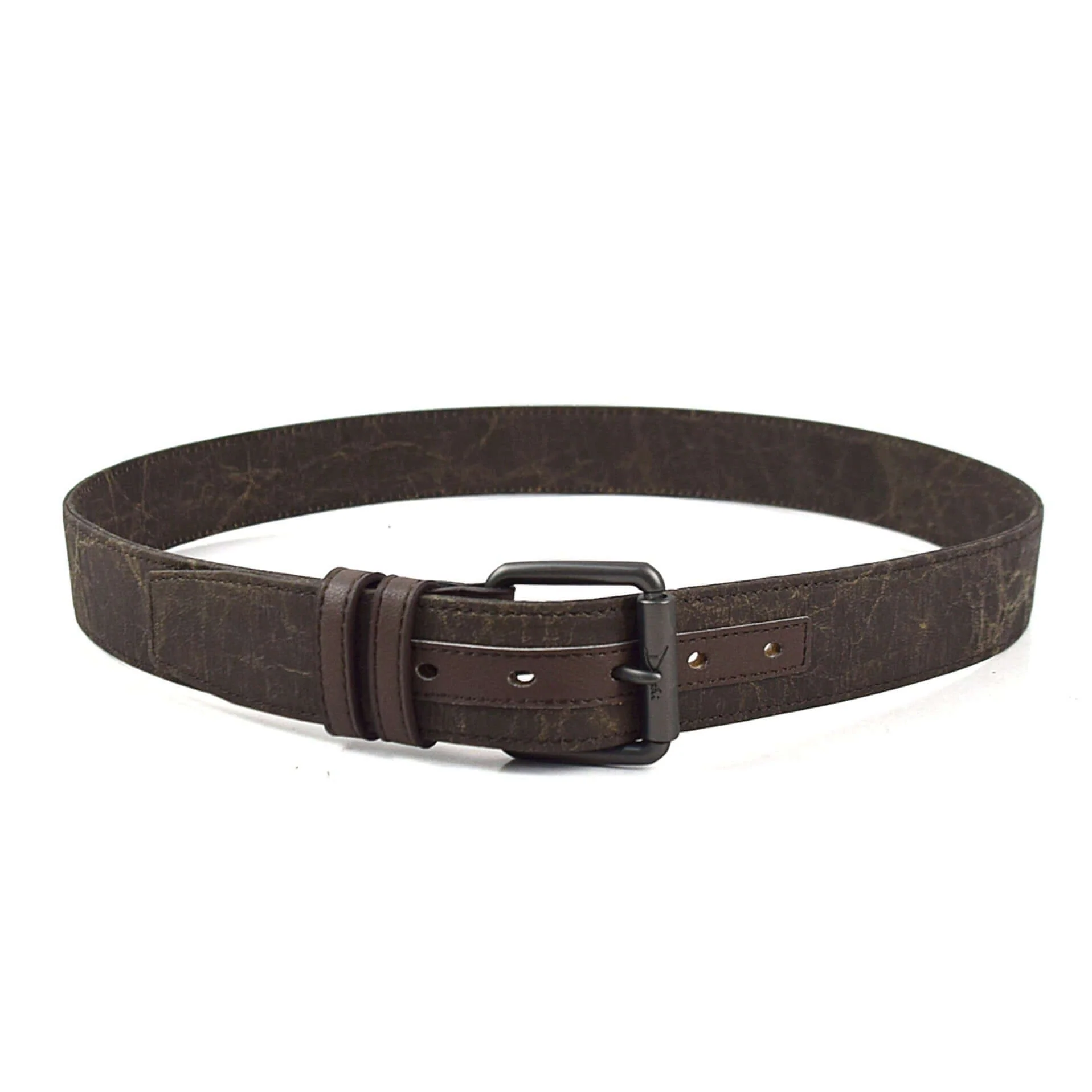 Gunmetal Roller Italian Kraft Paper Vegan Belt (Only size 36 brown) - Image 6