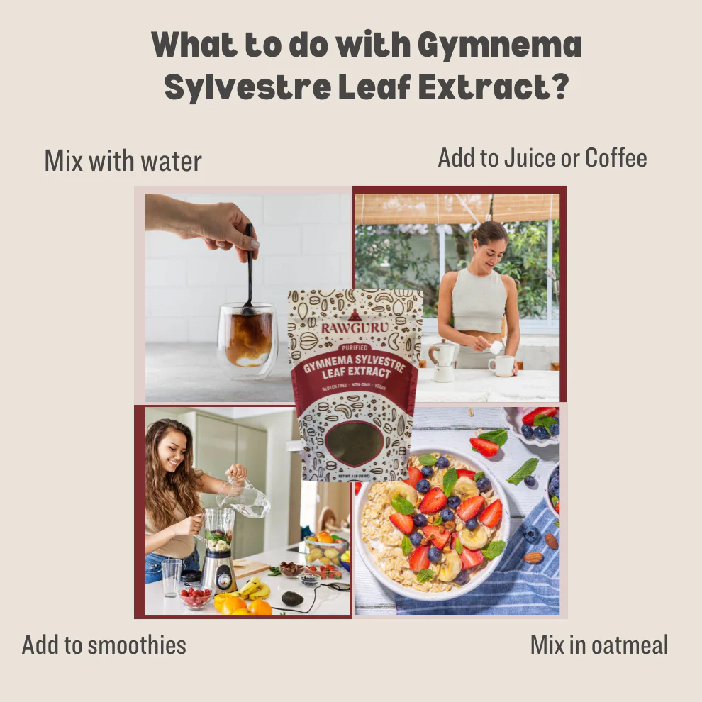 RawGuru Gymnema Sylvestre Leaf Extract - 16 oz - Image 7