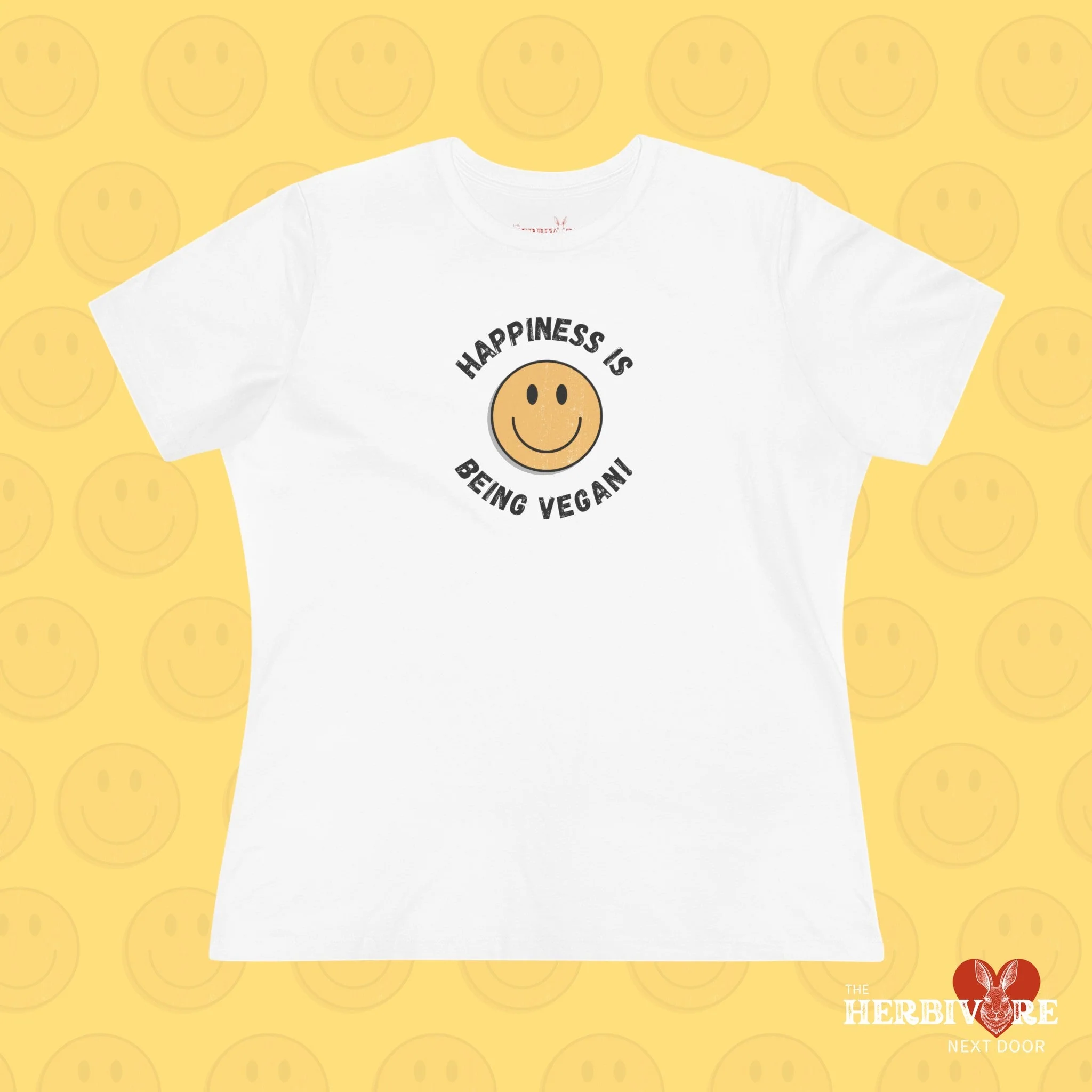 Happiness is Being Vegan - Women's Style B&C 6400