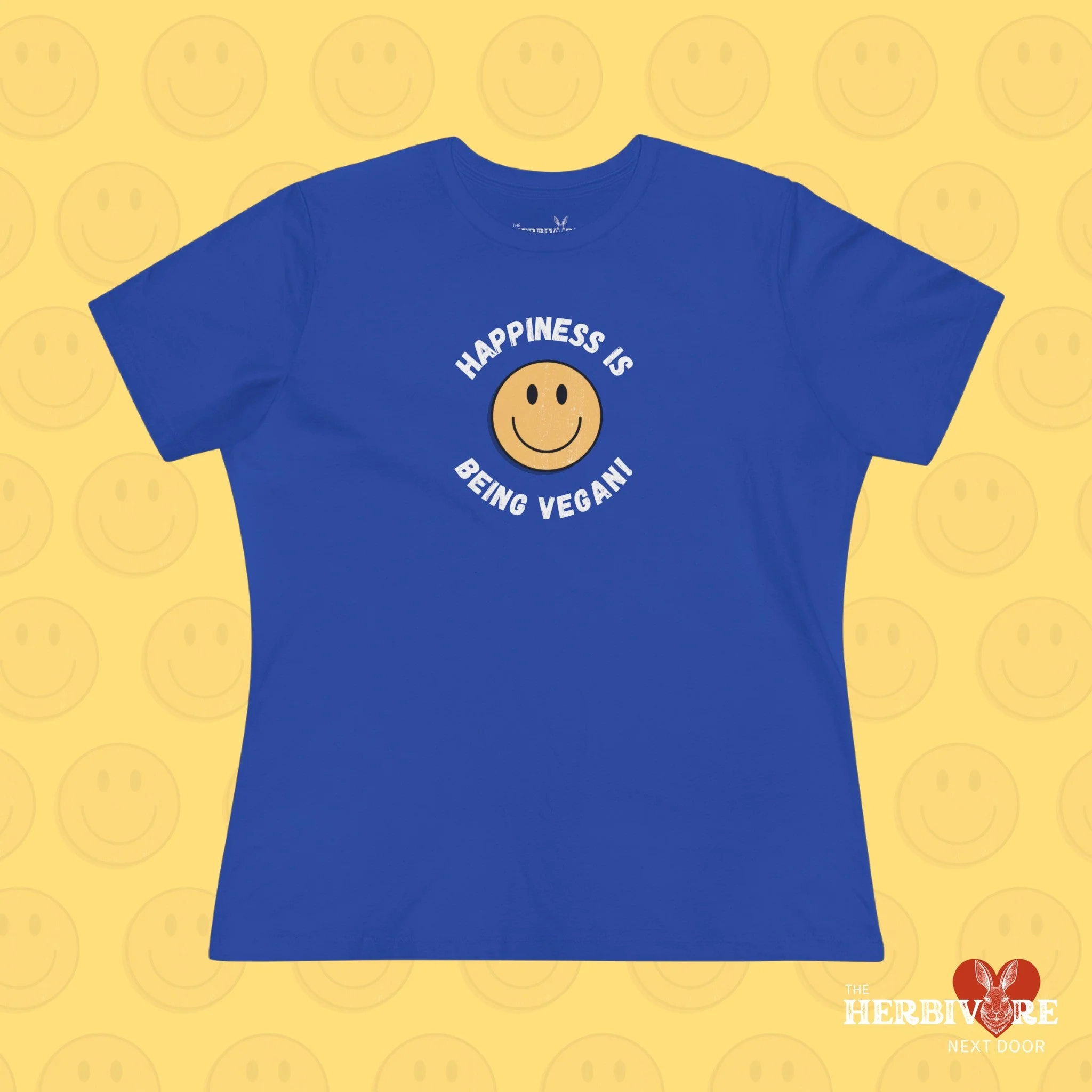 Happiness is Being Vegan - Women's Style B&C 6400 - Image 8
