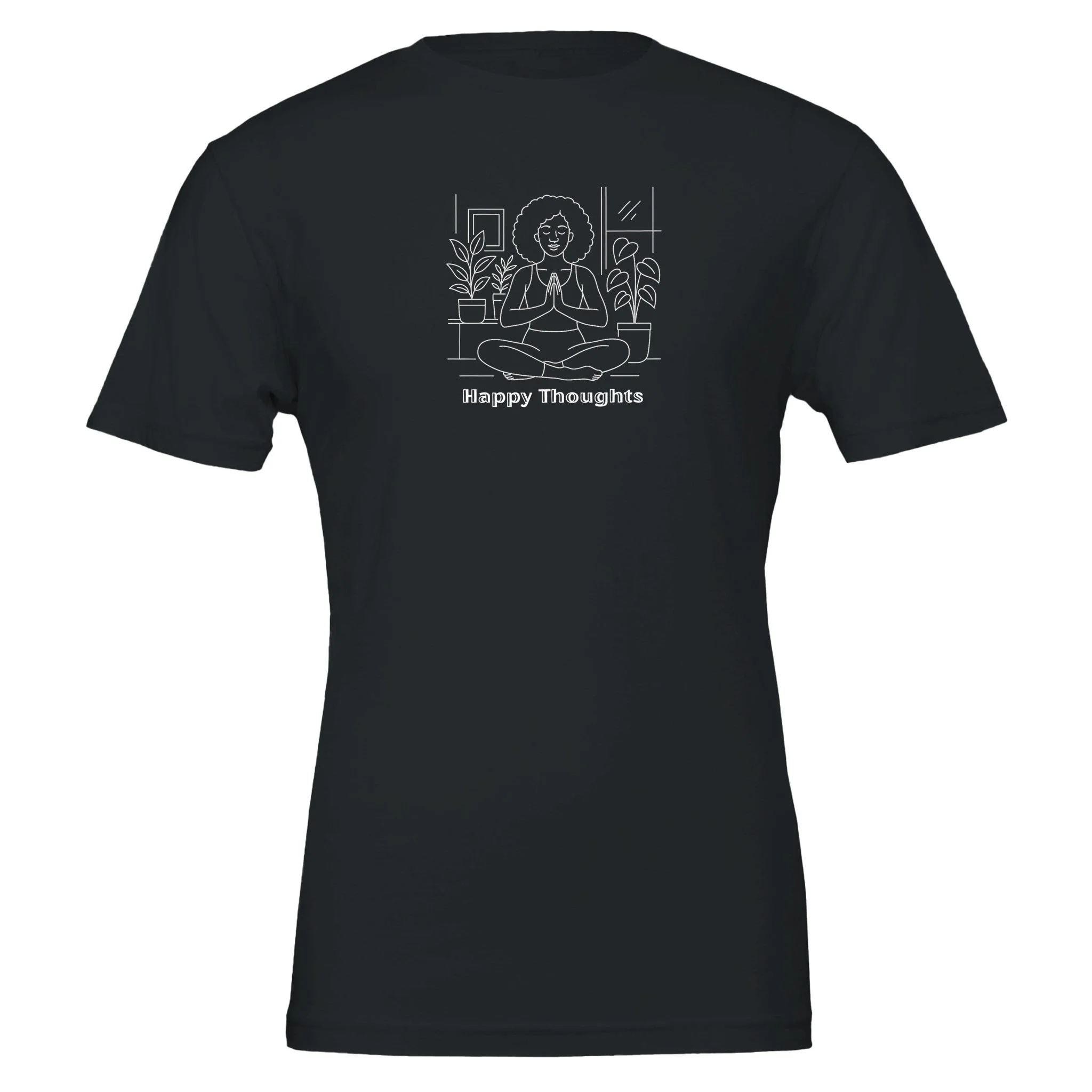 Happy Thoughts, Eco-Conscious TShirt - Image 2
