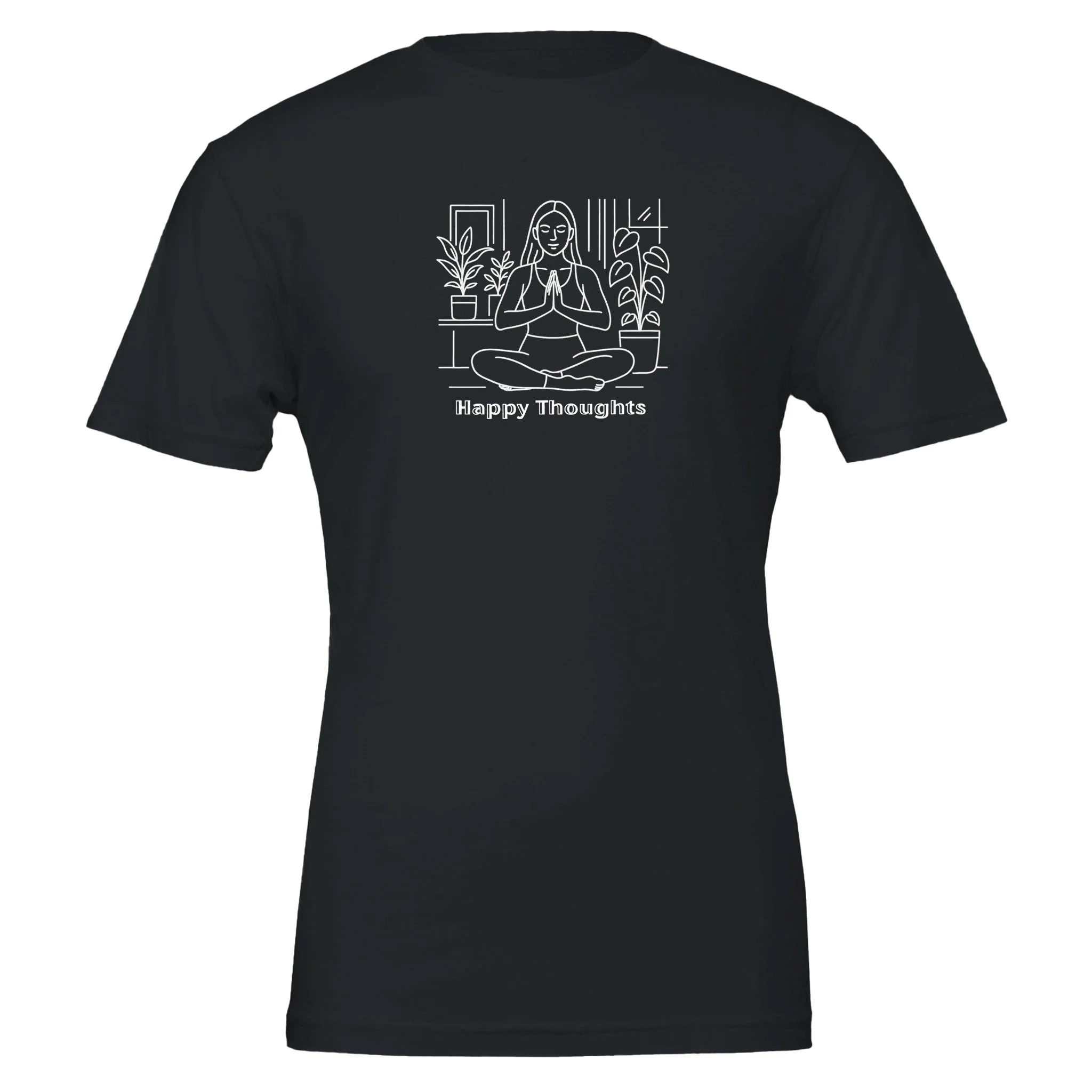 'Happy Thoughts' Version 2, Eco-Friendly TShirt - Image 3