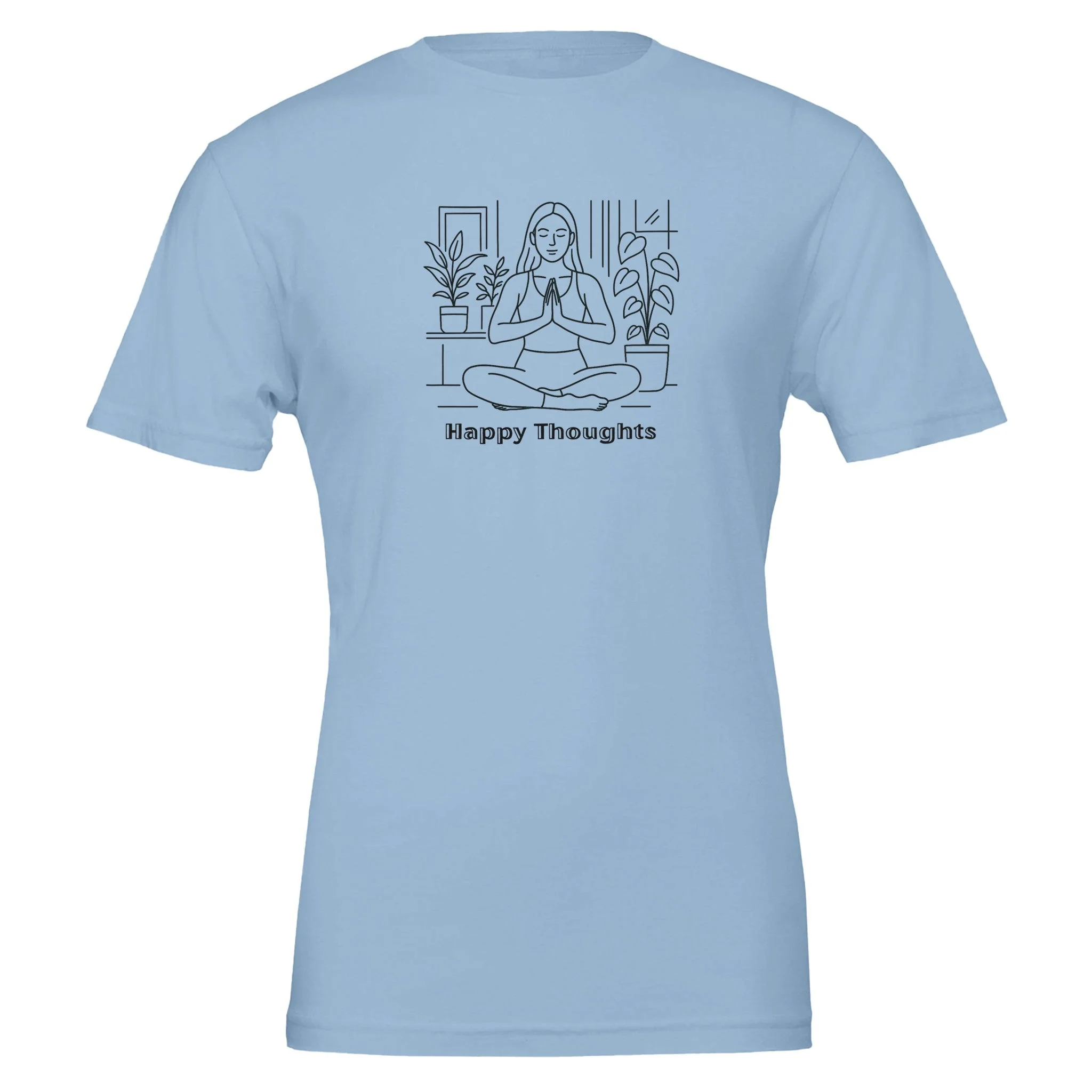 'Happy Thoughts' Version 2, Eco-Friendly TShirt - Image 8