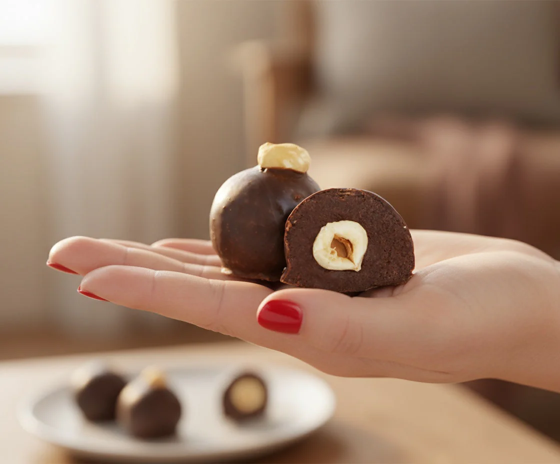 Hazelnut Bliss Vegan Chocolate Truffles - Image 3