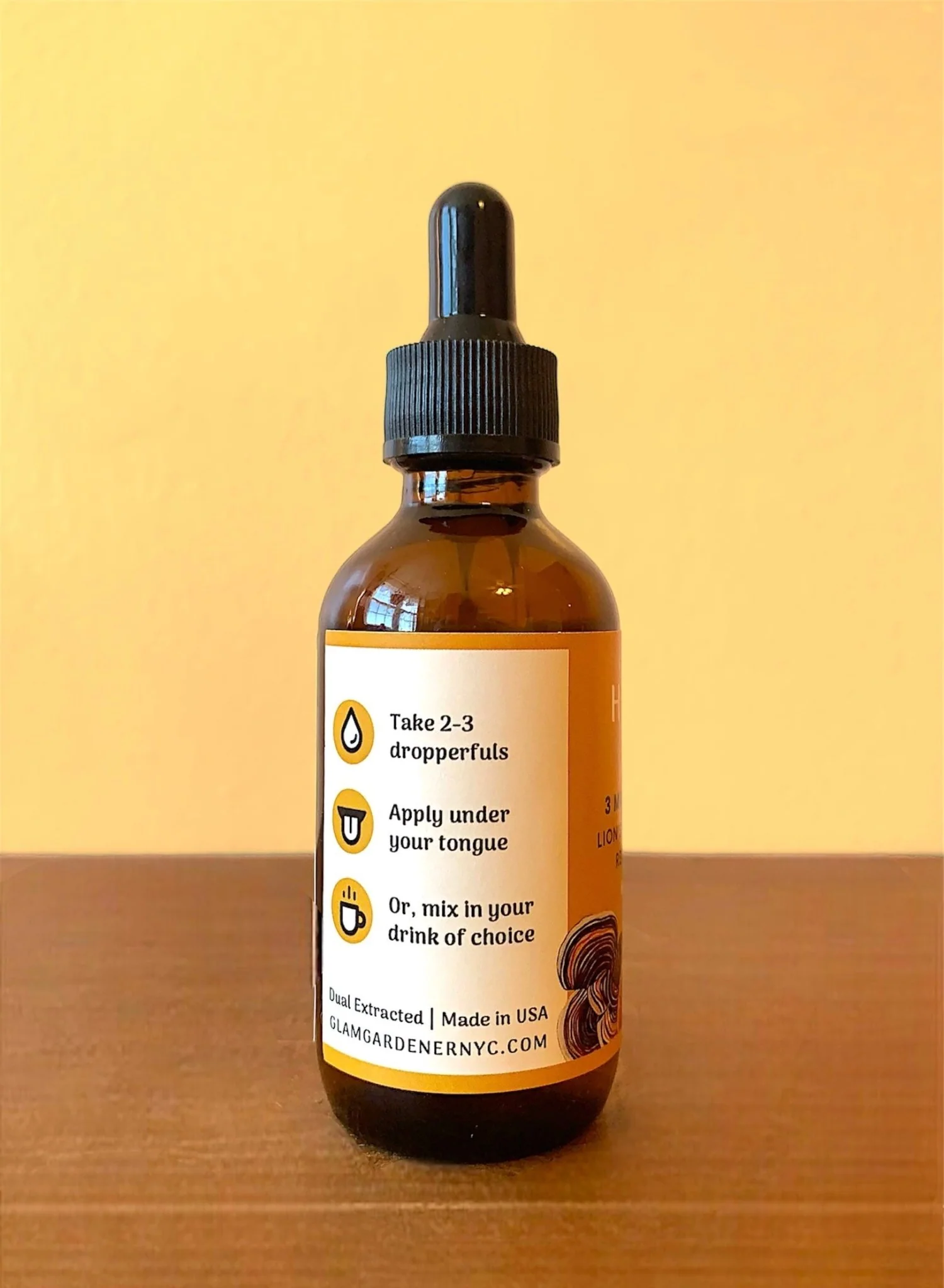 Healthy Brain: Lion's mane, Reishi and Turkey Tail Mushroom Herbal Tincture - Image 9