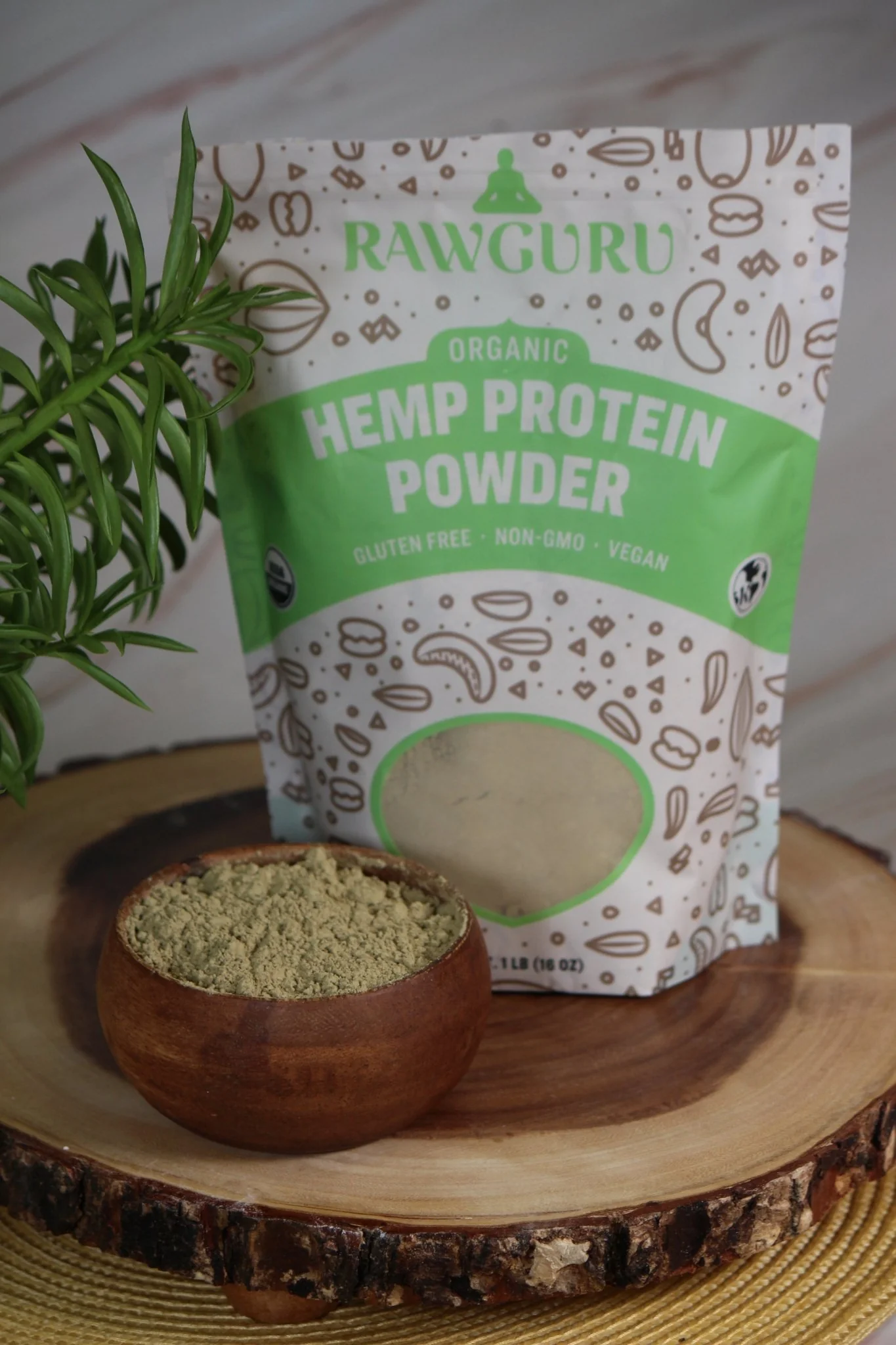 RawGuru Hemp Protein Powder - 16oz - Image 6