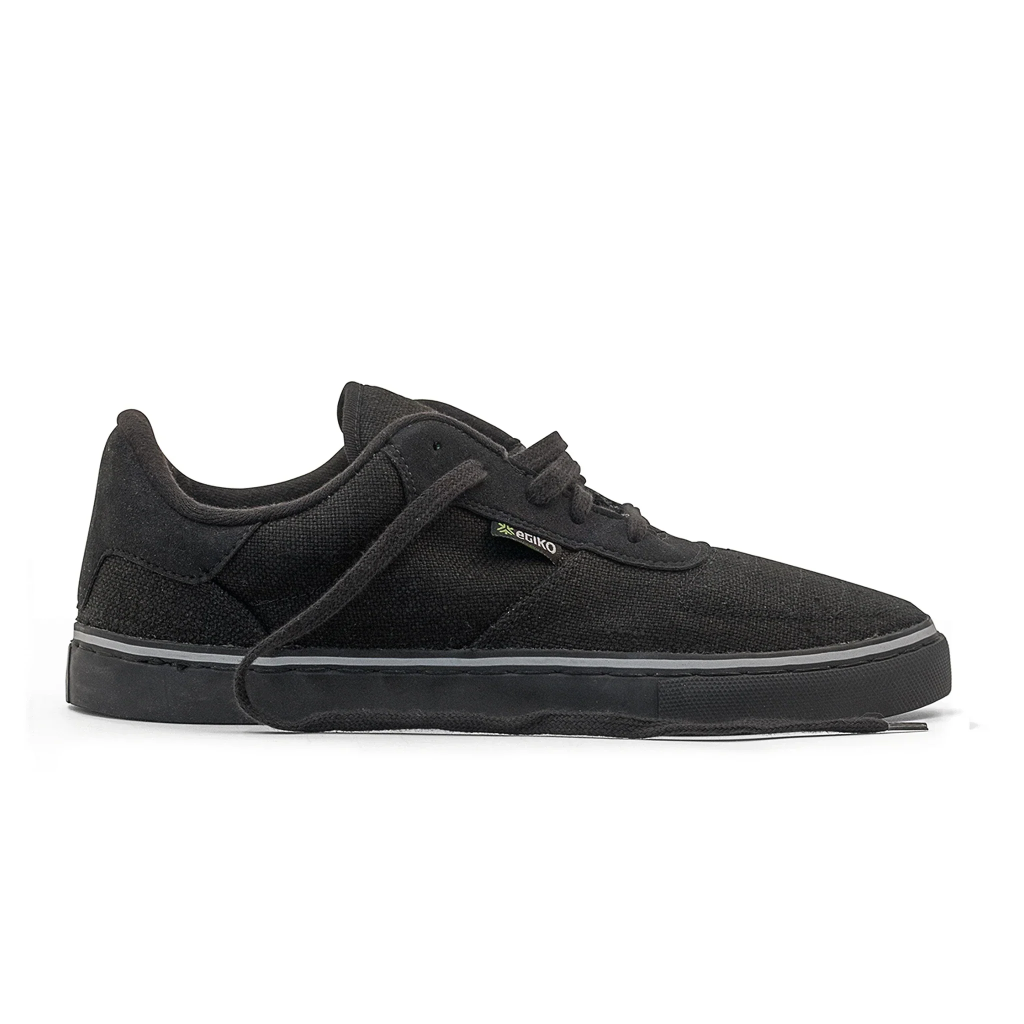 Hemp Sneakers, All Black - Image 201