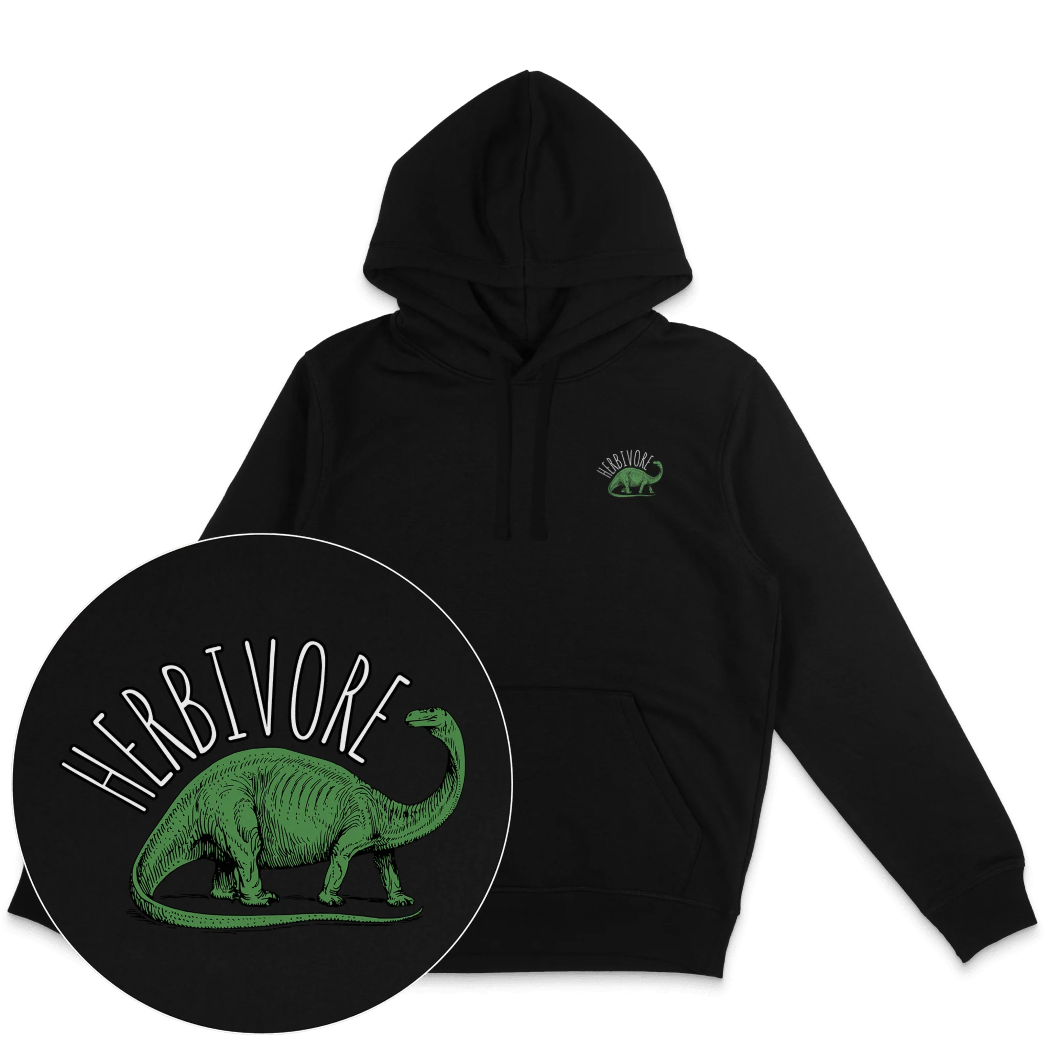 Herbivore Brontosaurus Hoodie - Image 2
