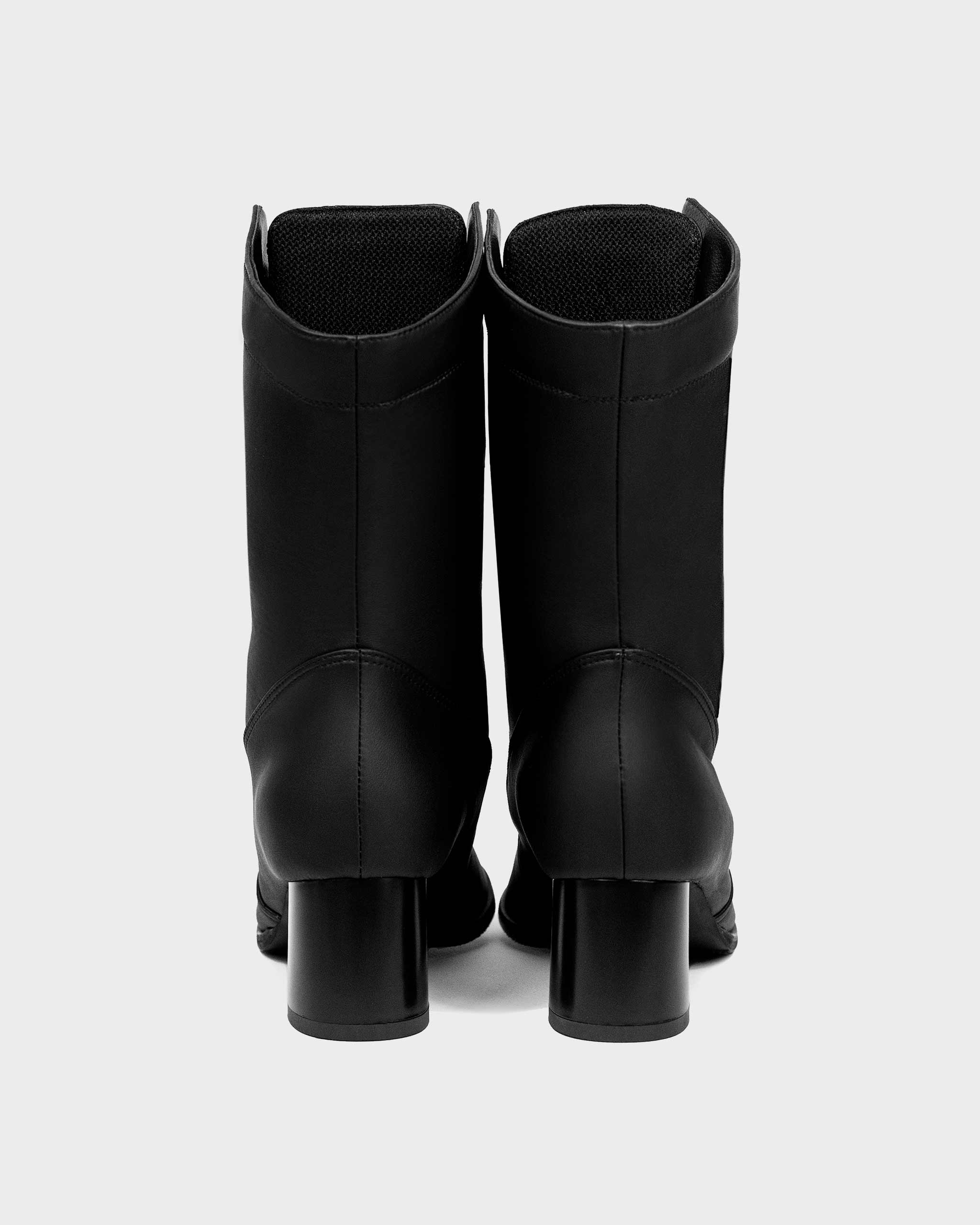 High Boots Black cactus leather boots - Image 3