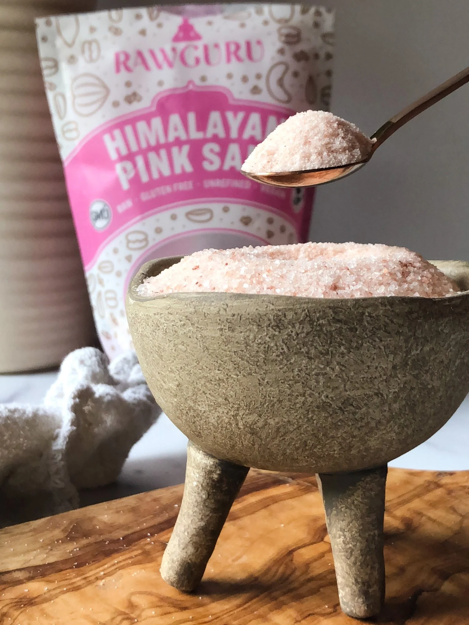 RawGuru Himalayan Pink Crystal Salt - 16 oz - Image 4